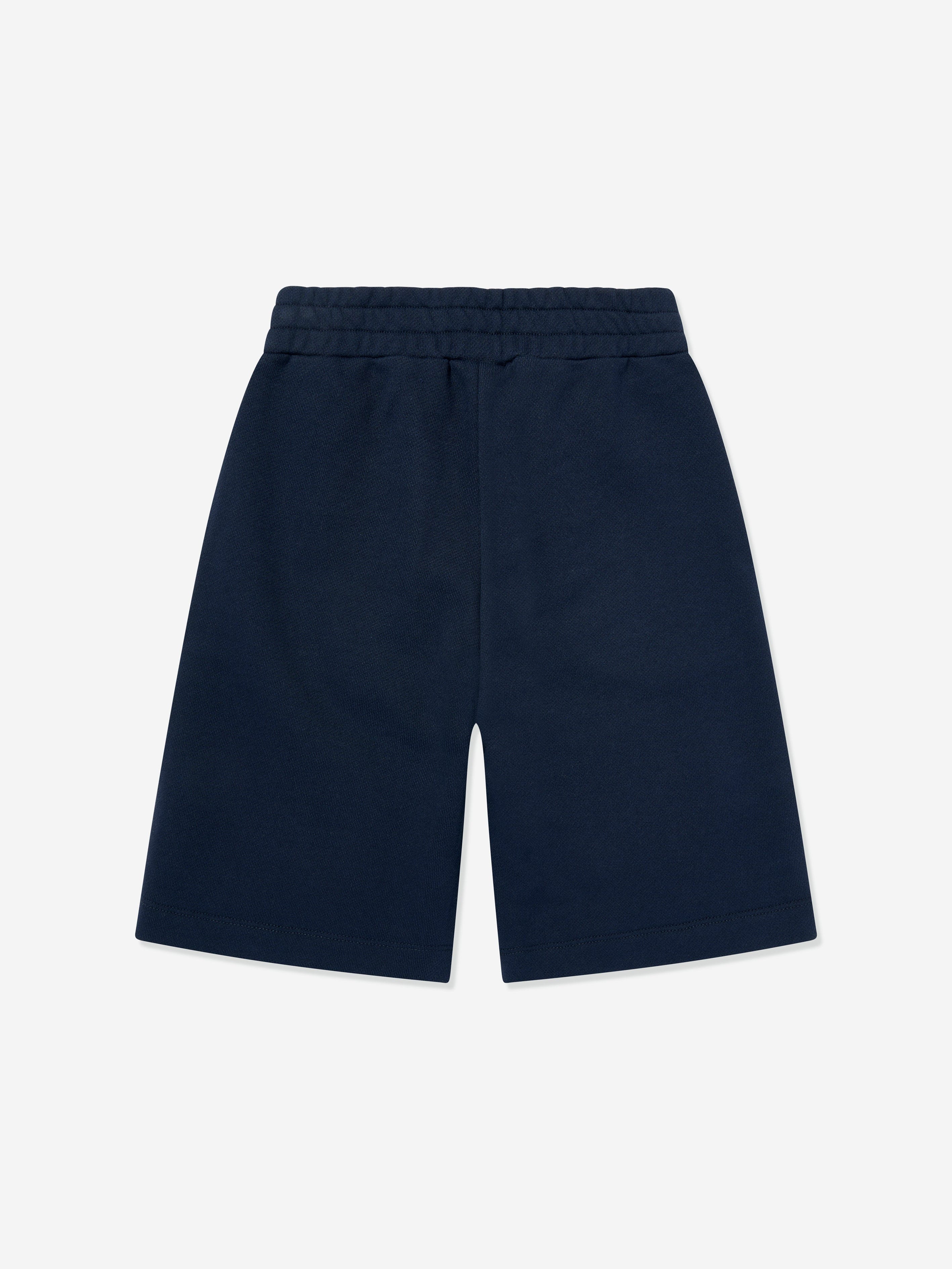 Fendi Boys Logo Shorts in Navy