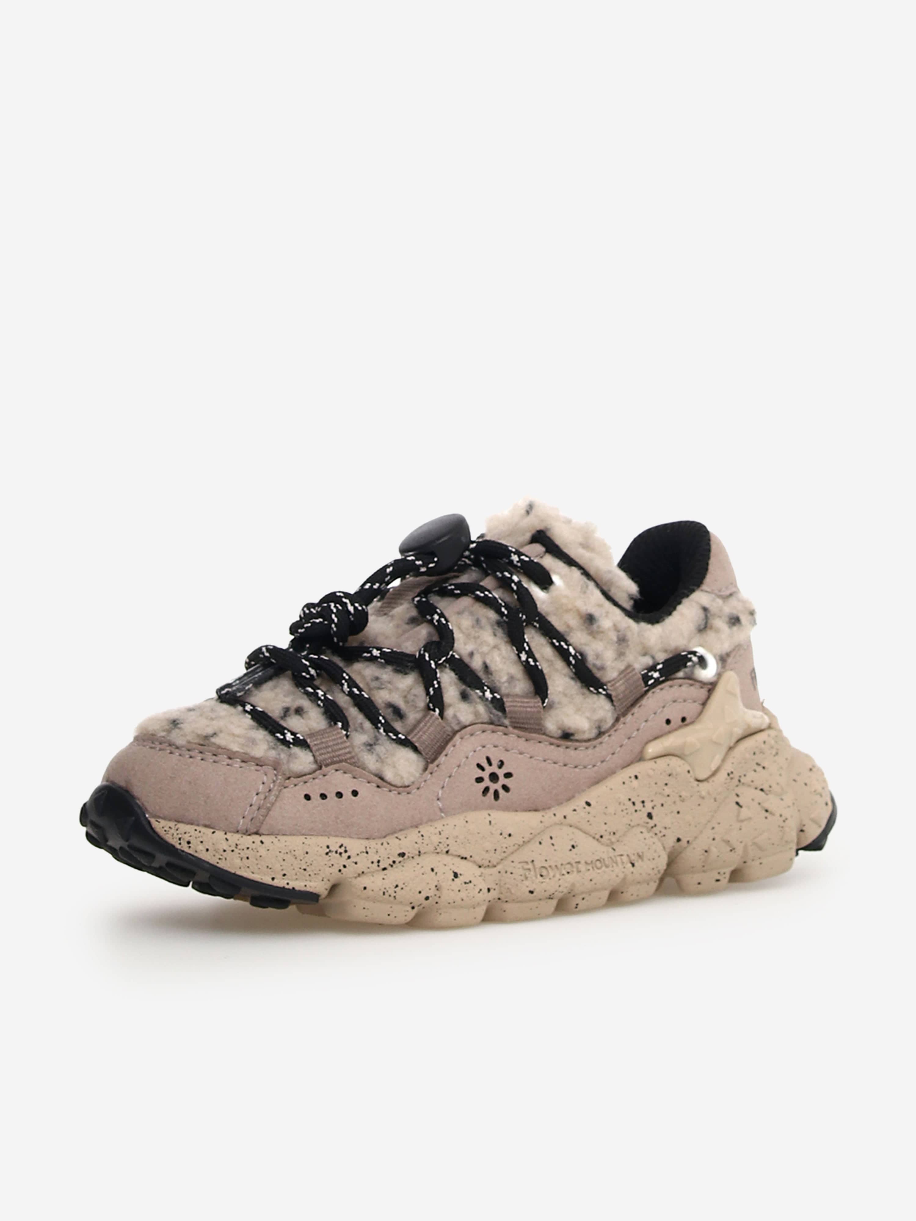 Flower Mountain Kids Raikiri Trainers in Beige