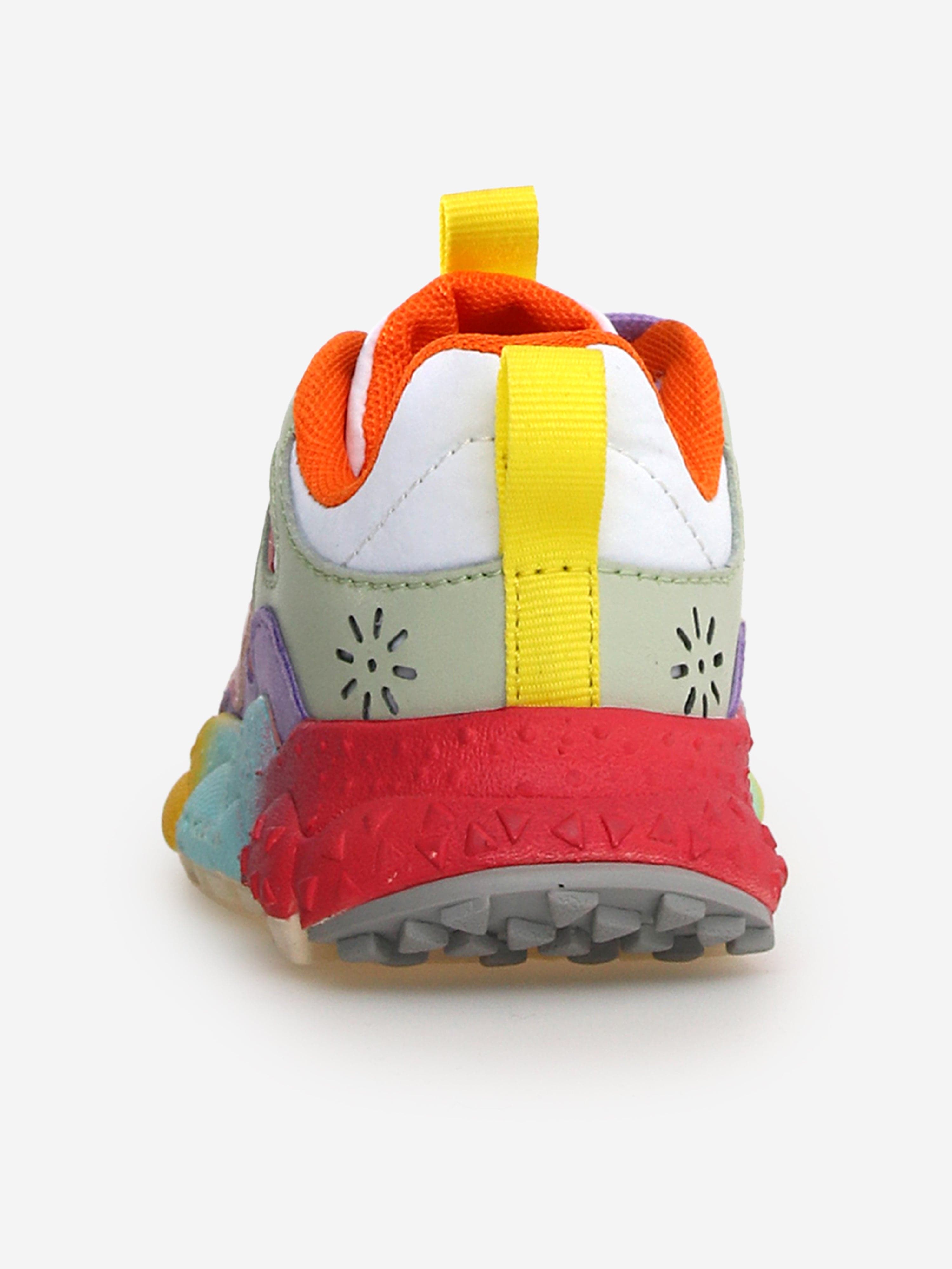 Flower Mountain Kids Saburo Trainers in Multicolour