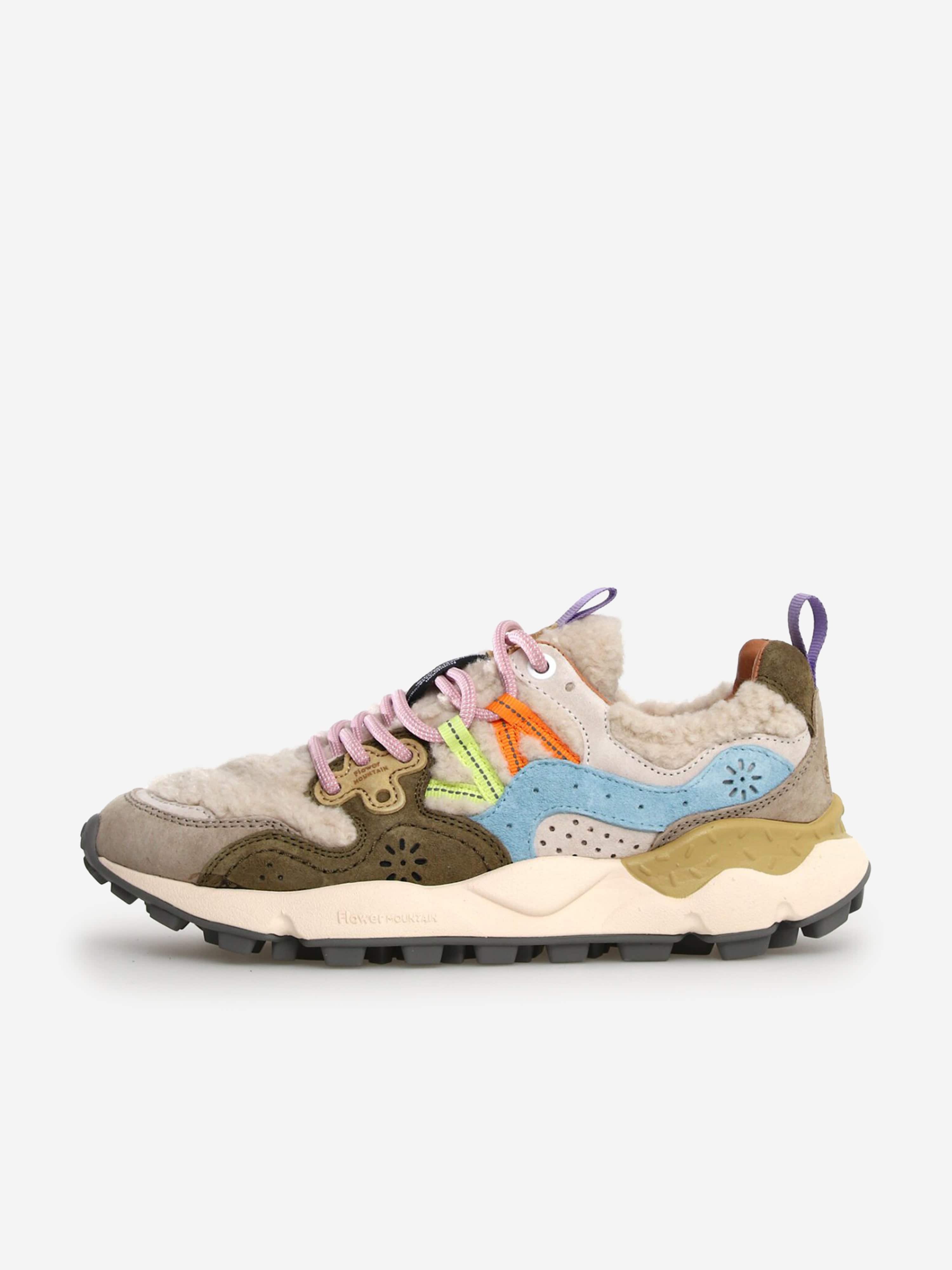 Flower Mountain Kids Yamano 3 Trainers in Multicolour