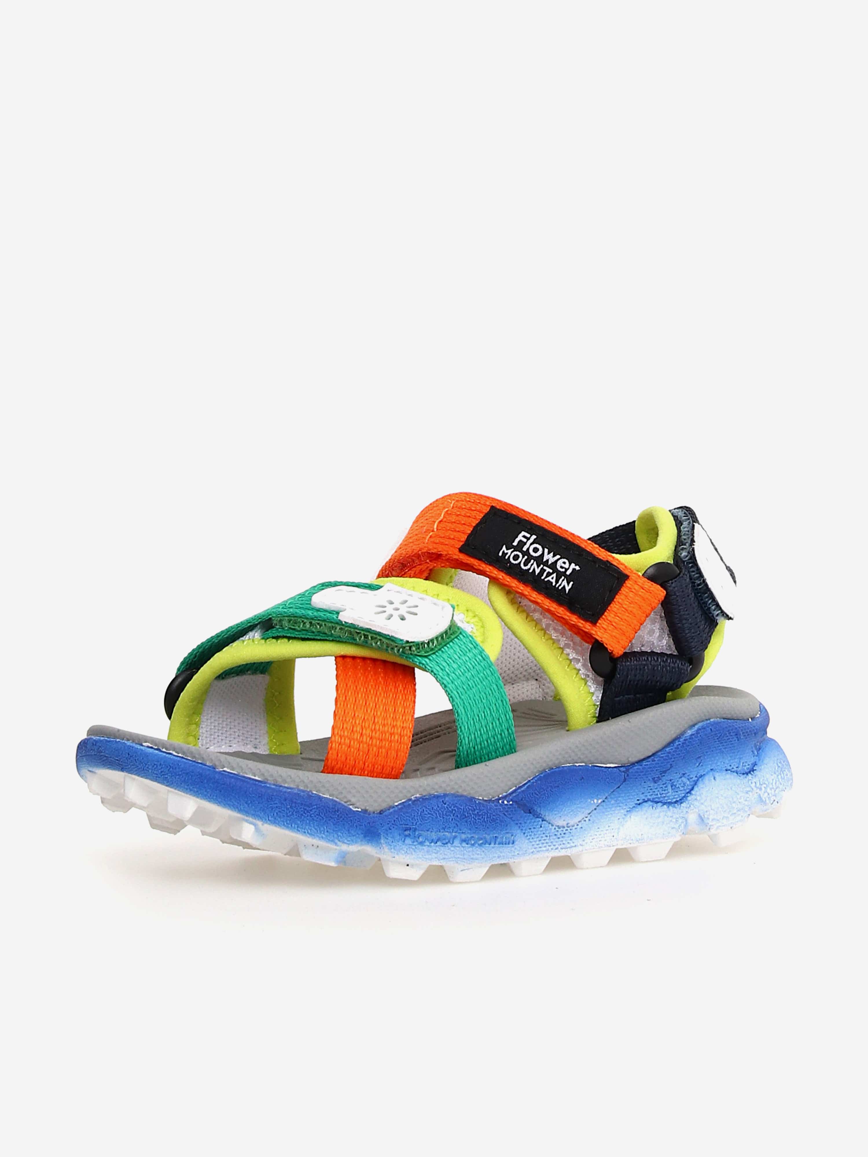 Flower Mountain Kids Nazca 2 Nuanced Sole Sandals in Multicolour