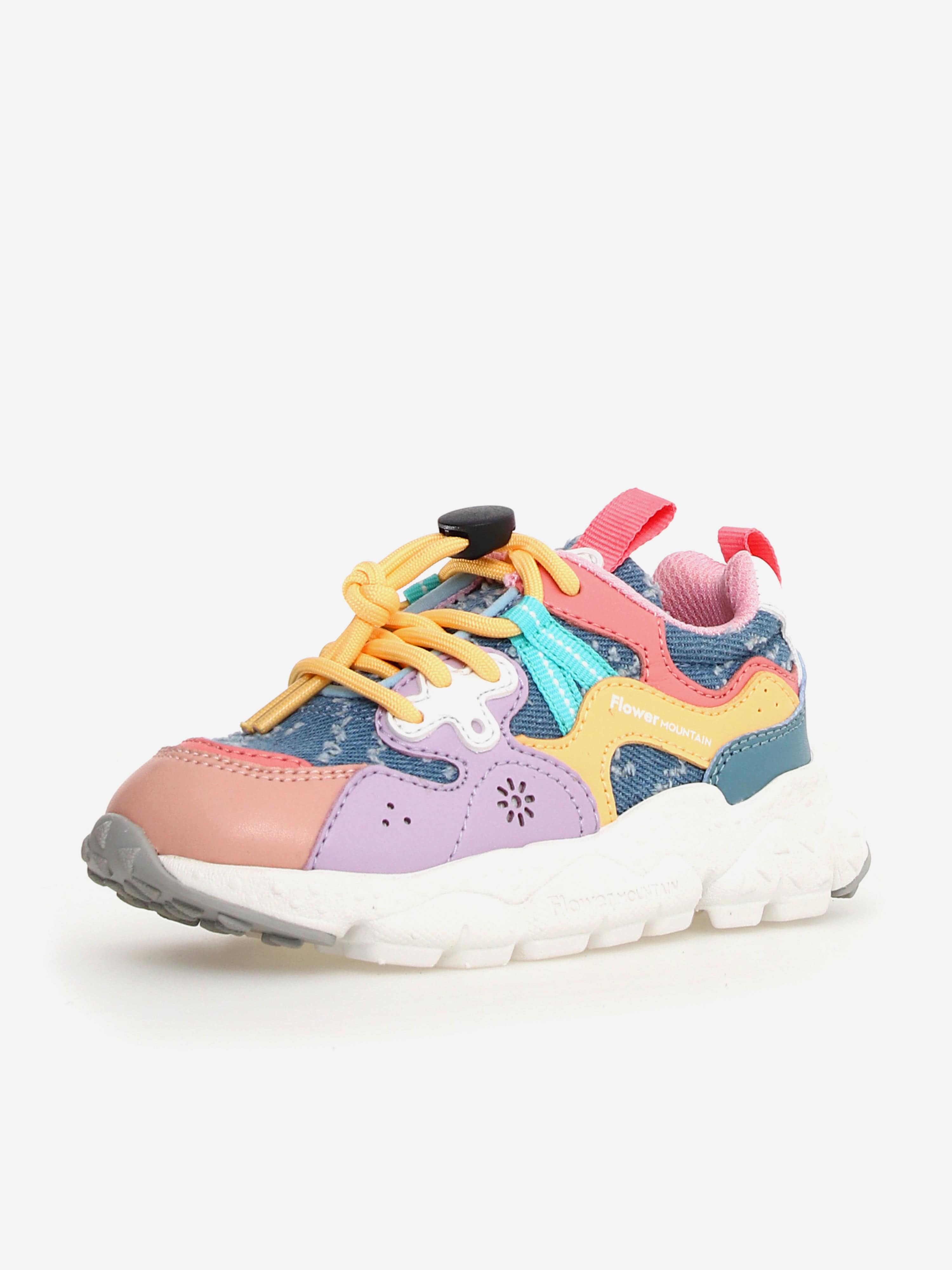 Flower Mountain Kids Yamano 3 Trainers in Multicolour