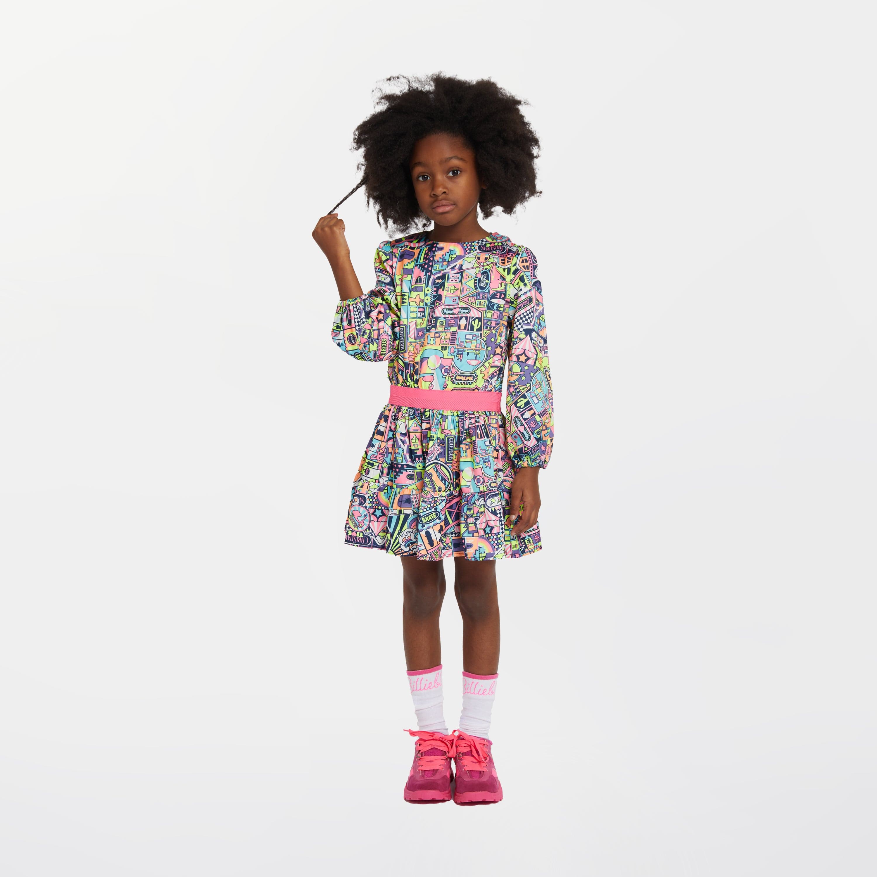 Billieblush Girls Fun Crossing Dress in Multicolour