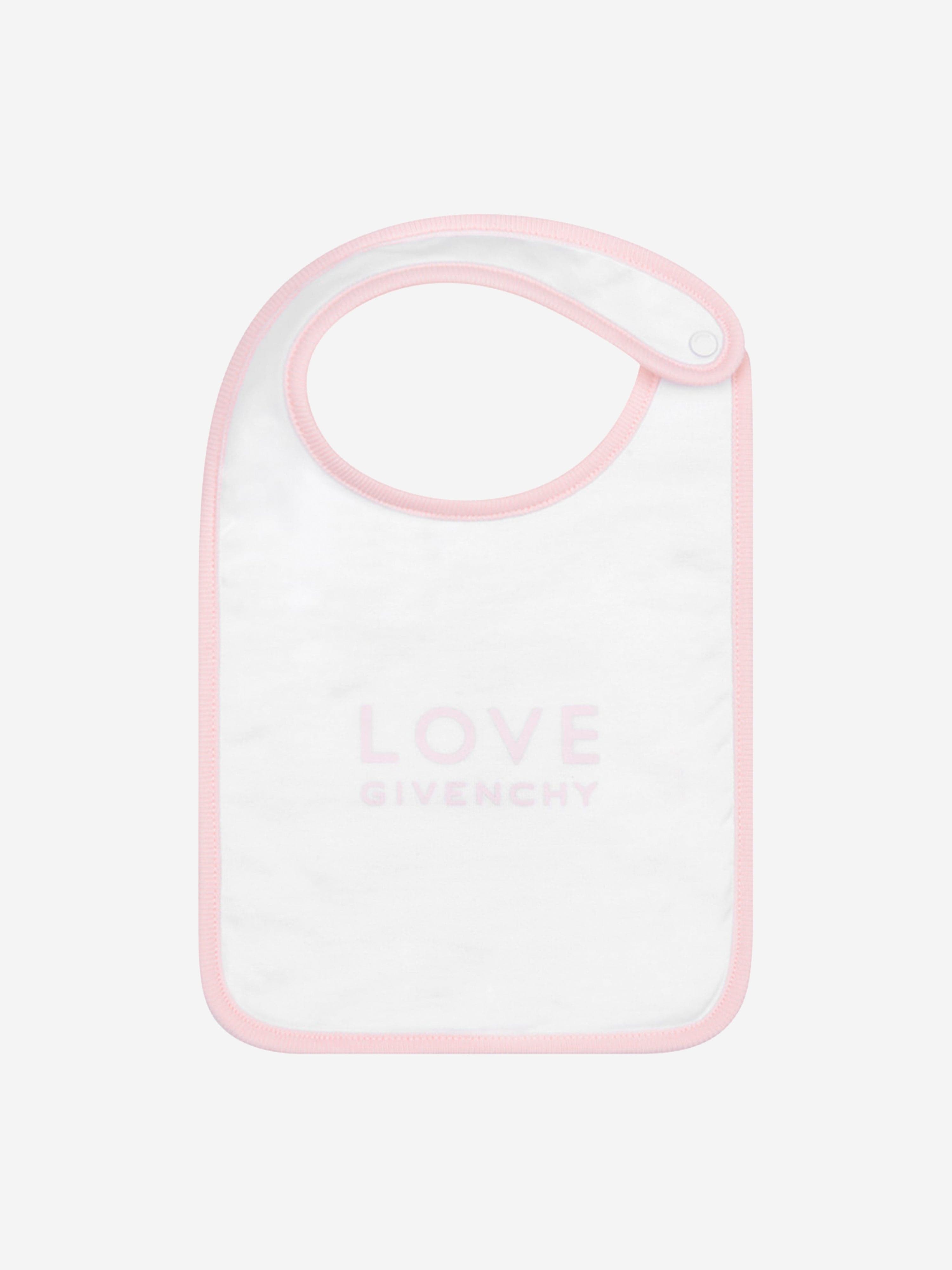 Givenchy Baby Girls Cotton Bibs Set