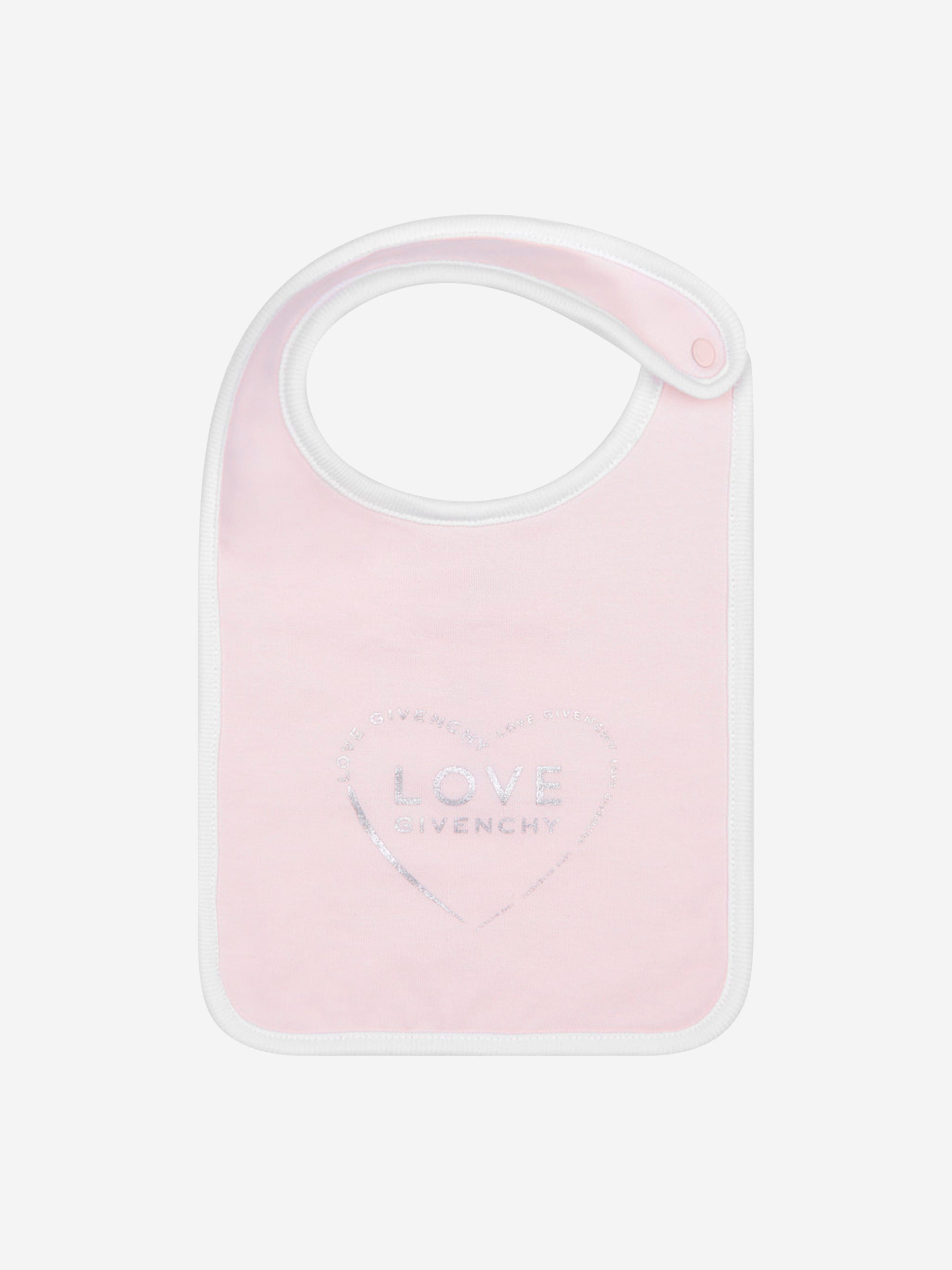 Givenchy Baby Girls Cotton Bibs Set