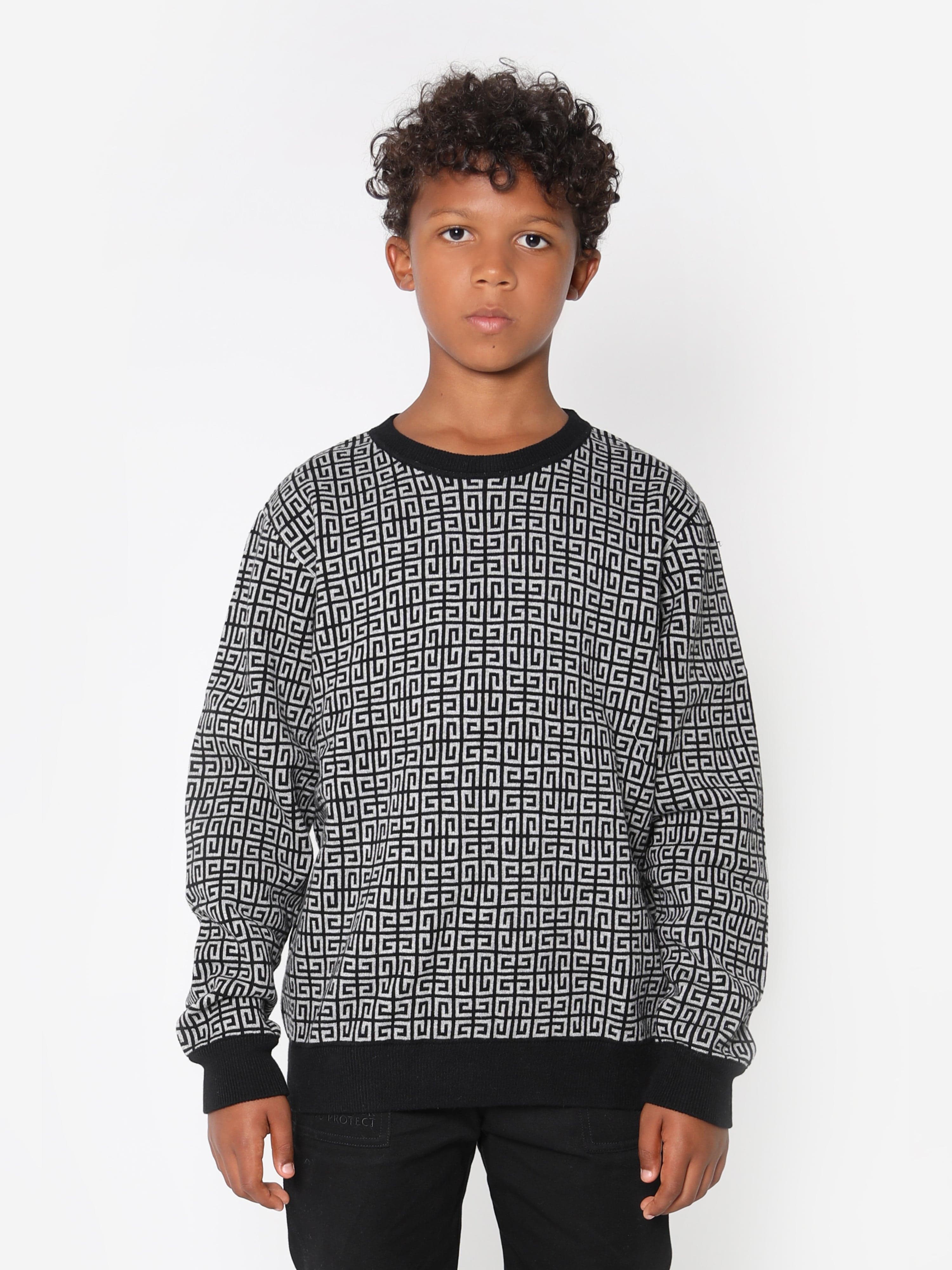 Givenchy Boys Knitted Jacquard Jumper