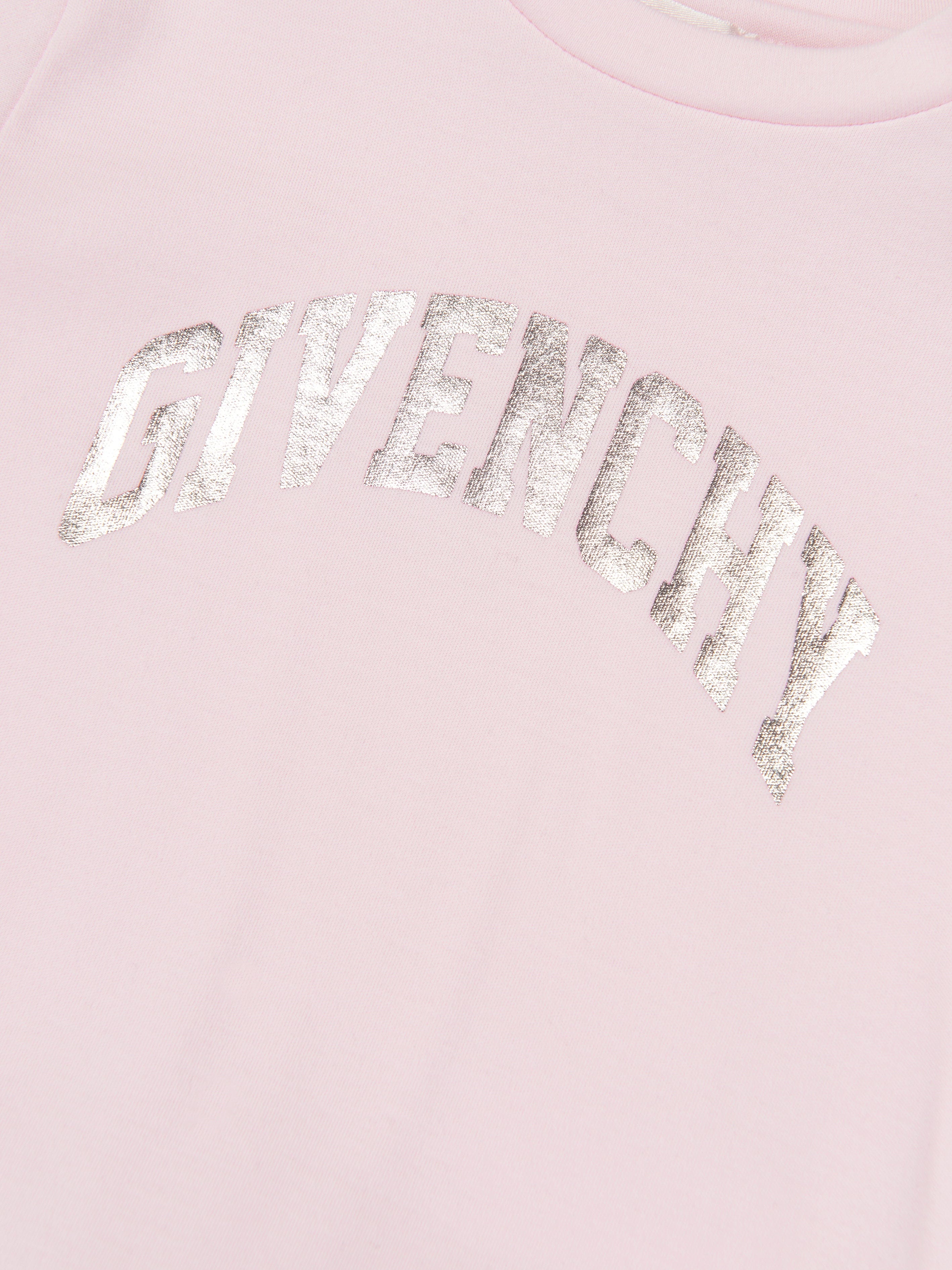 Givenchy Baby Girls Logo Print Dress in Pink