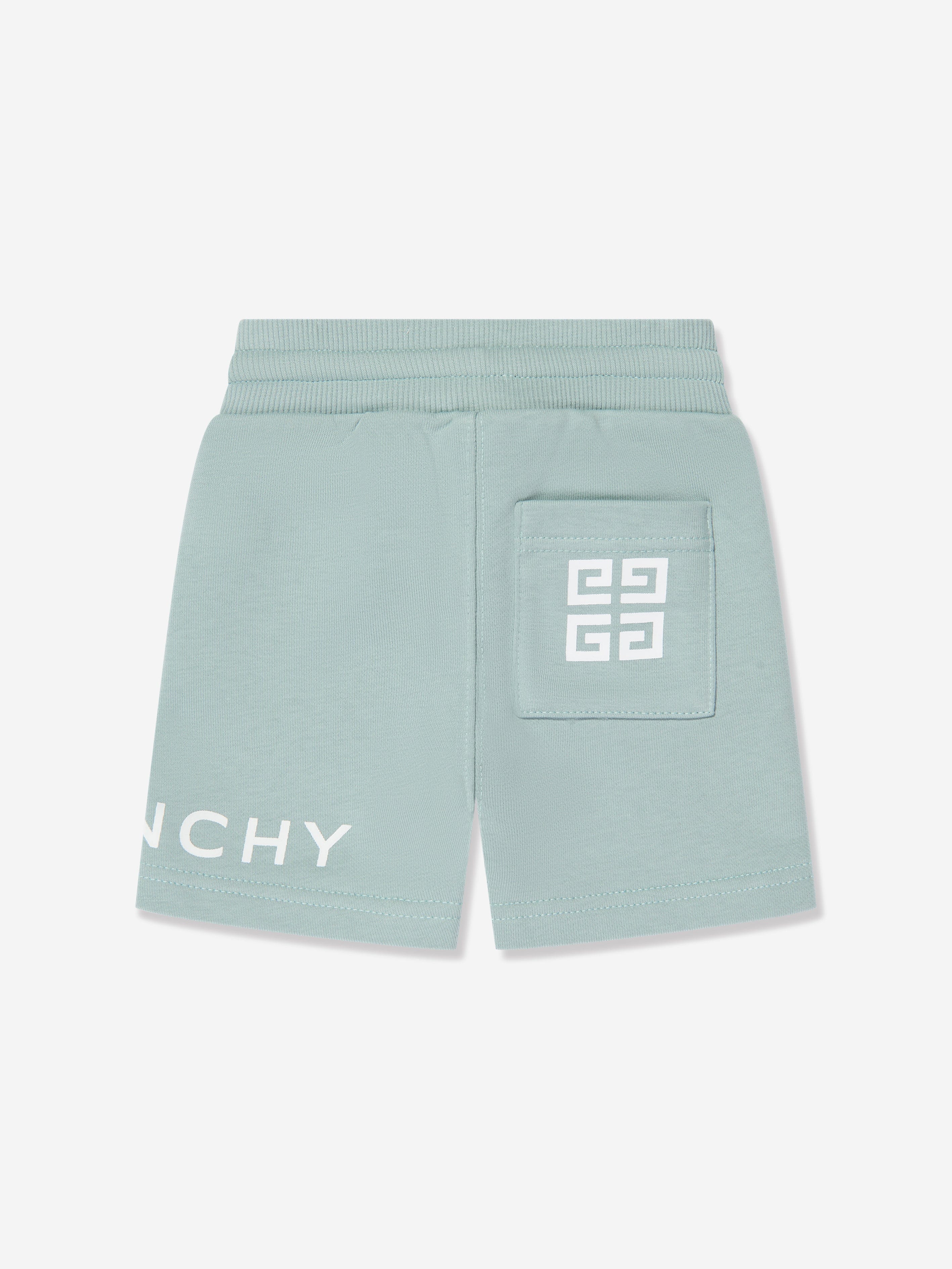 Givenchy Baby Boys Logo Shorts in Blue