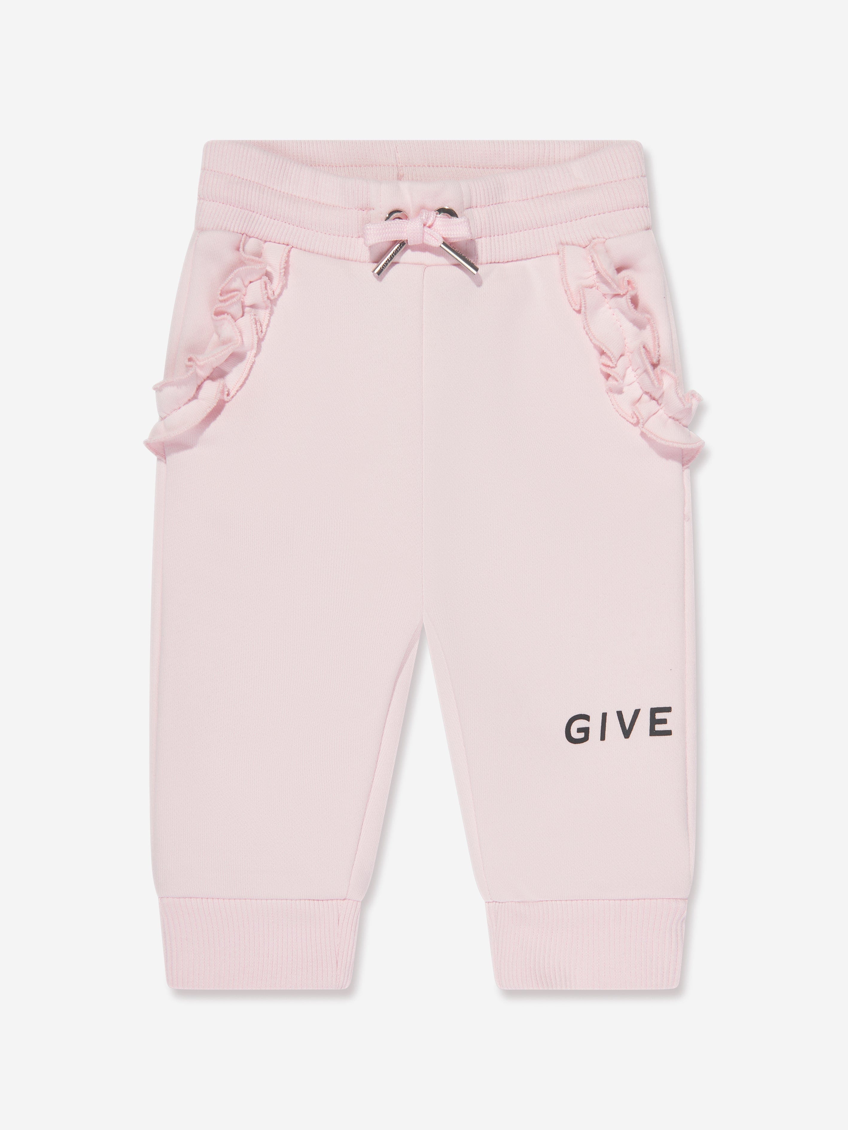 Givenchy Baby Girls Logo Joggers in Pink