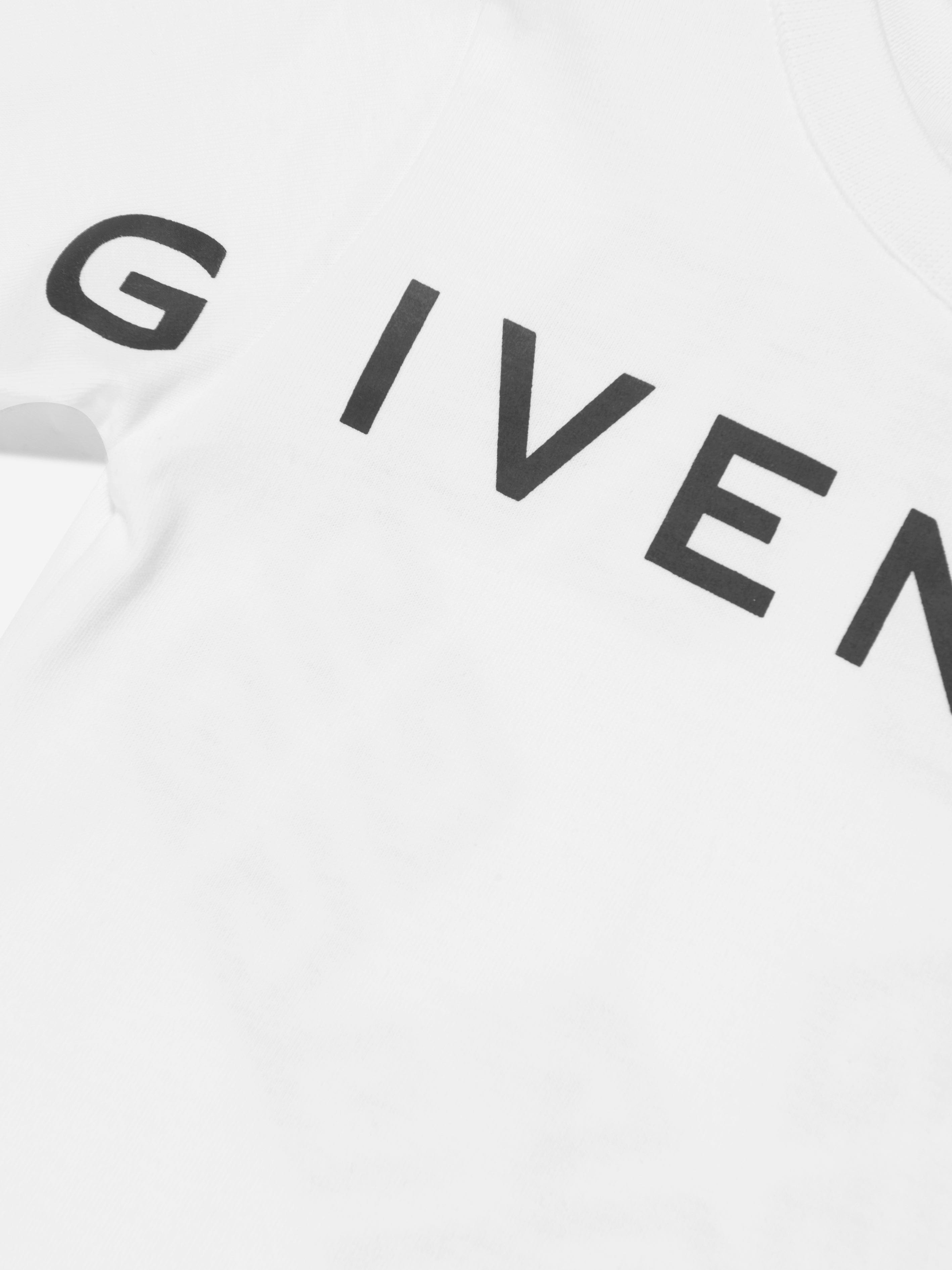 Givenchy Baby Boys Long Sleeve T-Shirt in White