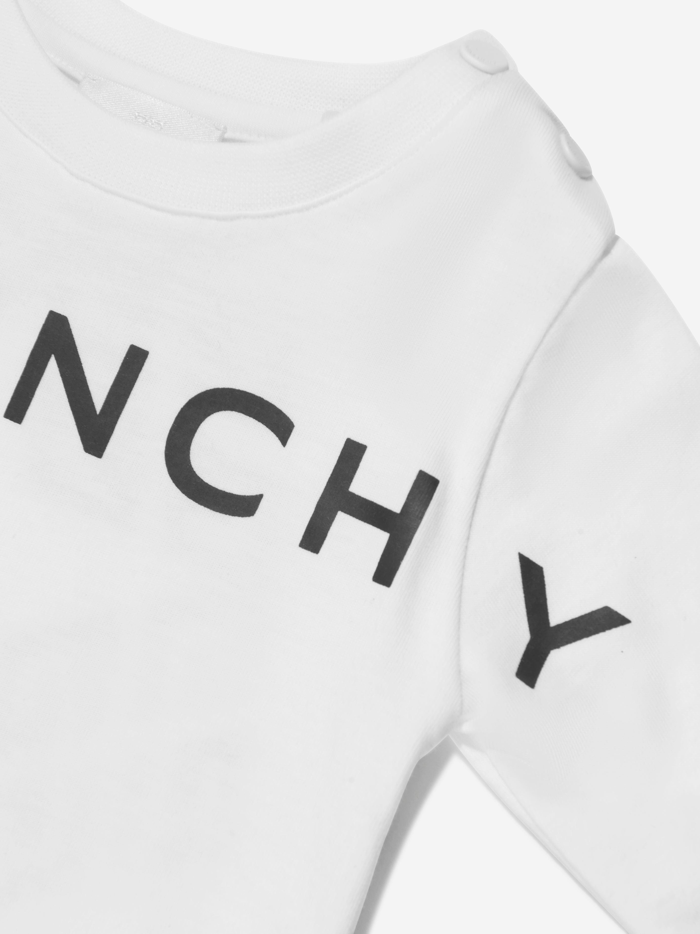 Givenchy Baby Boys Long Sleeve T-Shirt in White