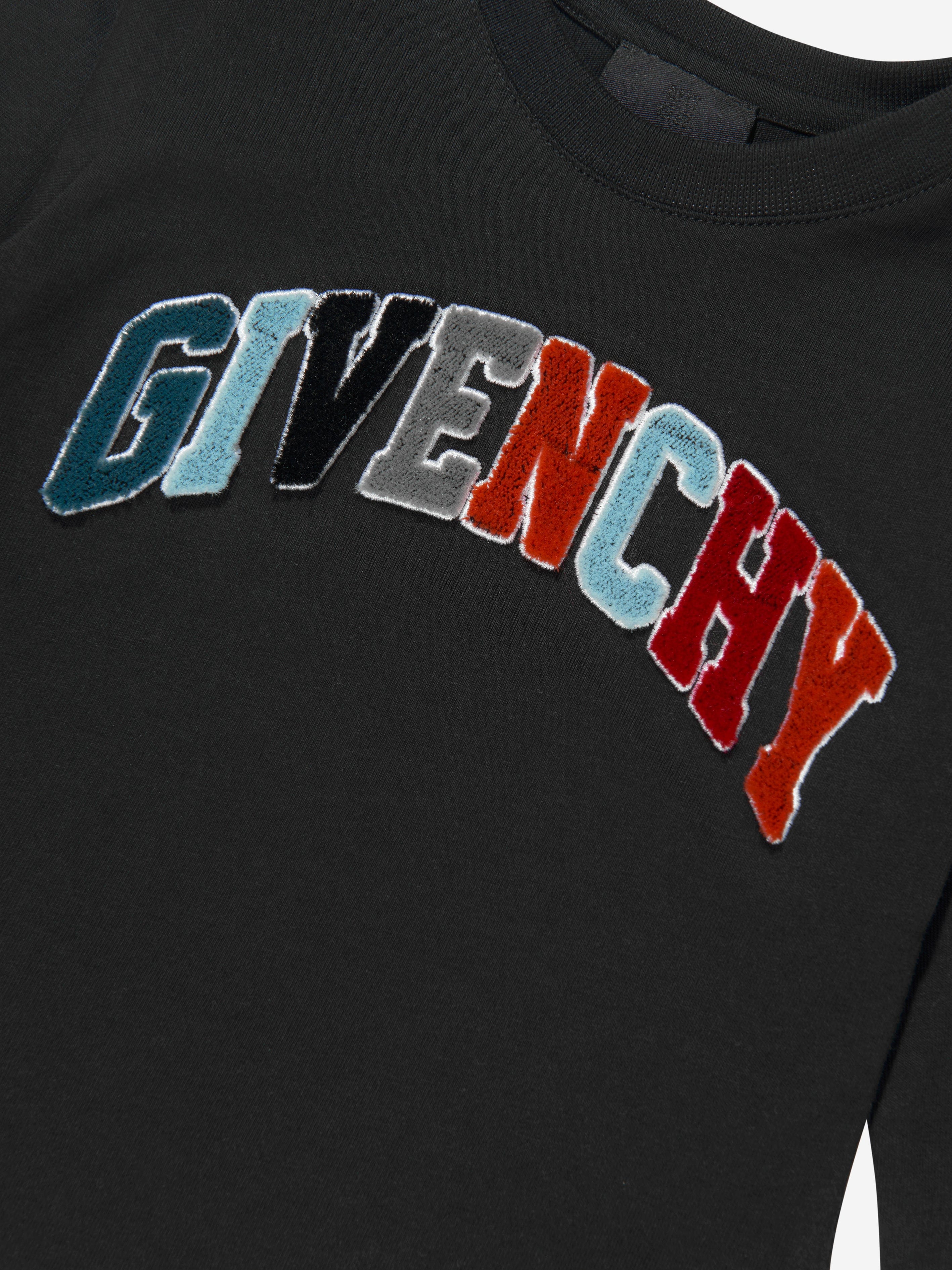 Givenchy Baby Boys Long Sleeve T-Shirt in Black