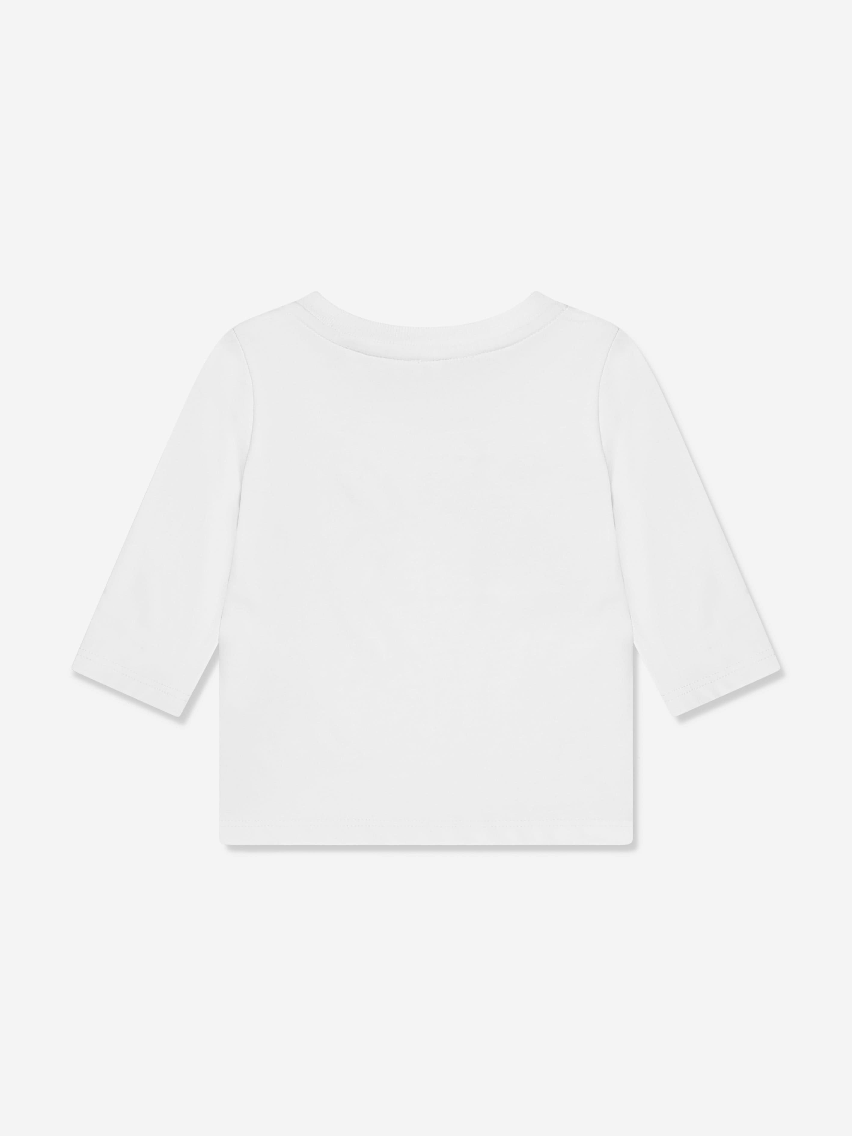 Givenchy Baby Boys Long Sleeve T-Shirt in White