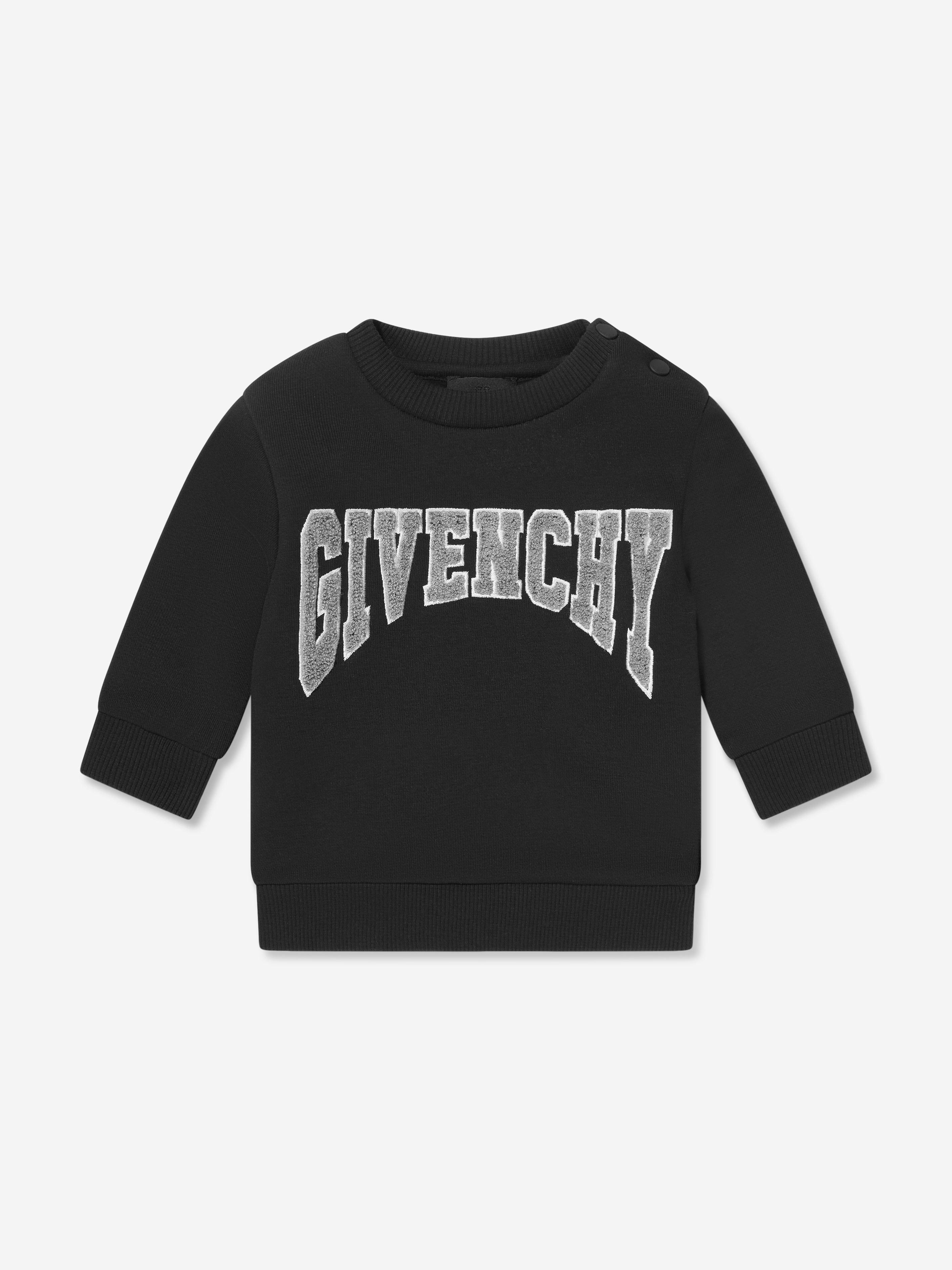 Givenchy Baby Boys Logo Sweatshirt in Black