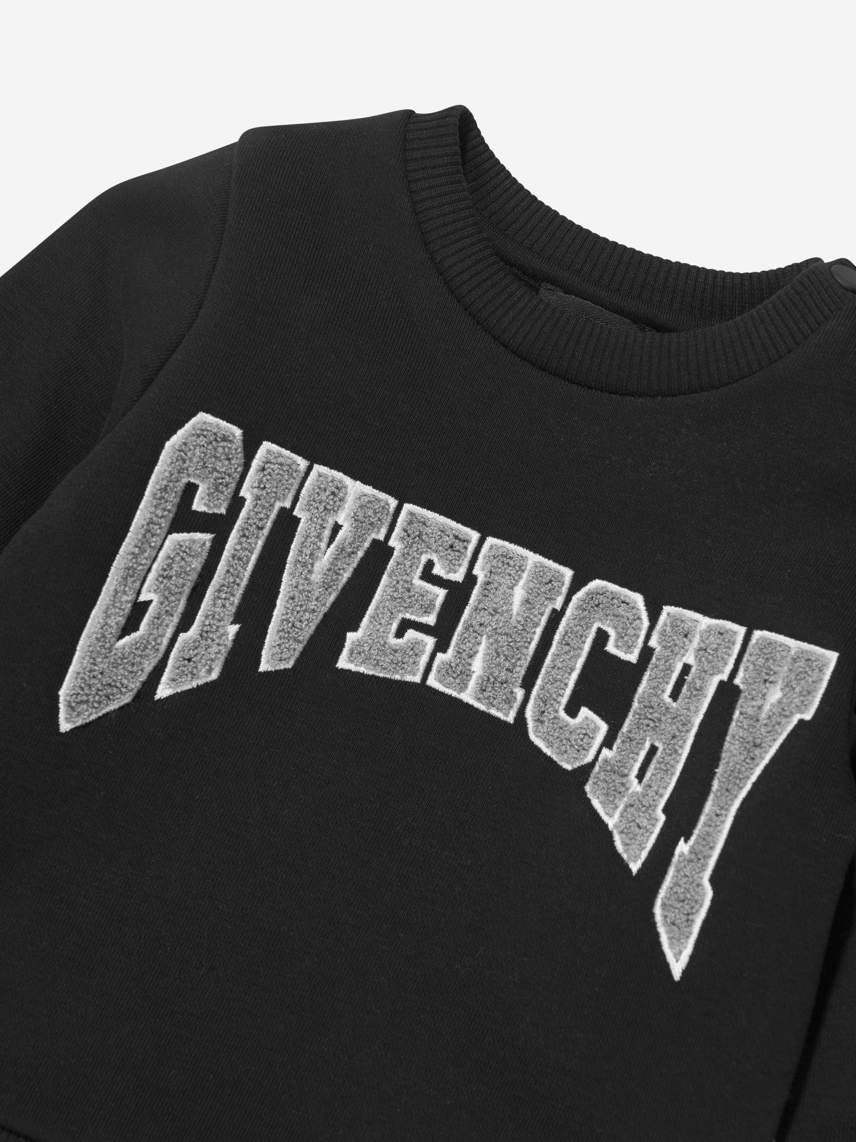 Givenchy Baby Boys Logo Sweatshirt in Black