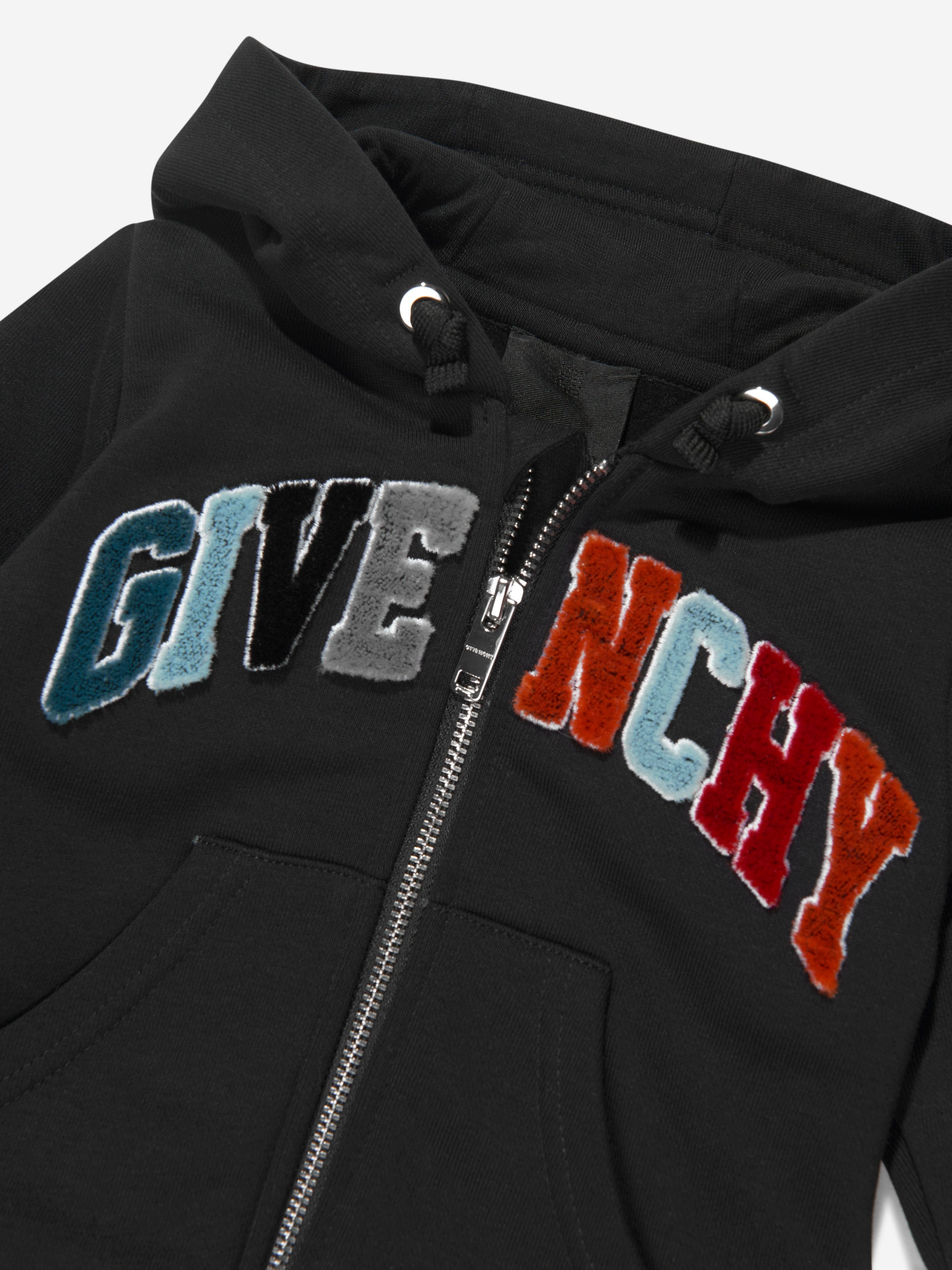 Givenchy Baby Boys Zip Up Top in Black