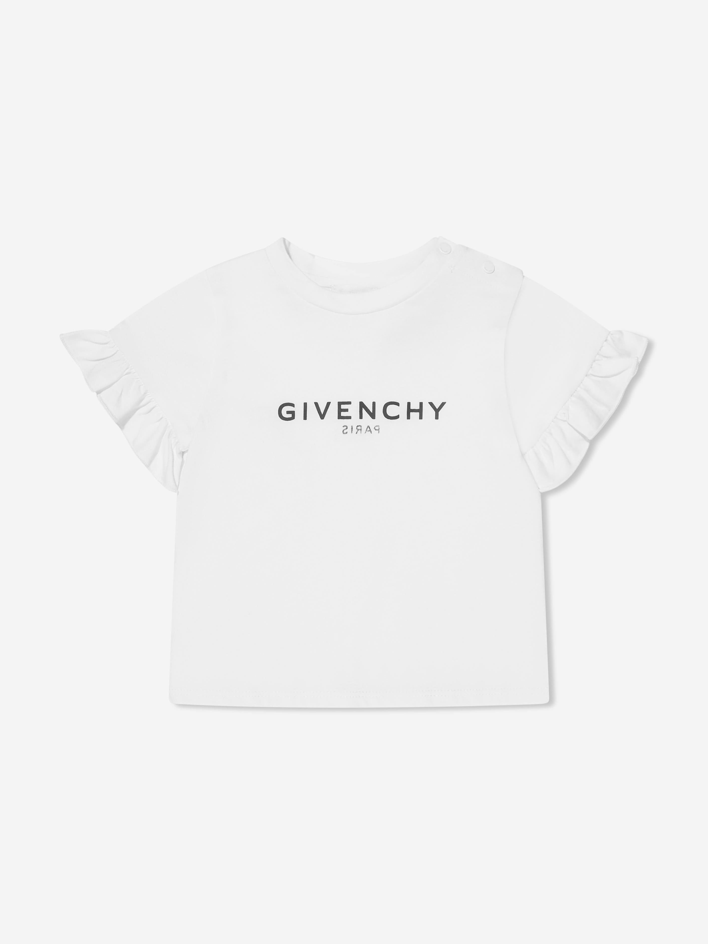 Givenchy Baby Girls Logo T-Shirt in White