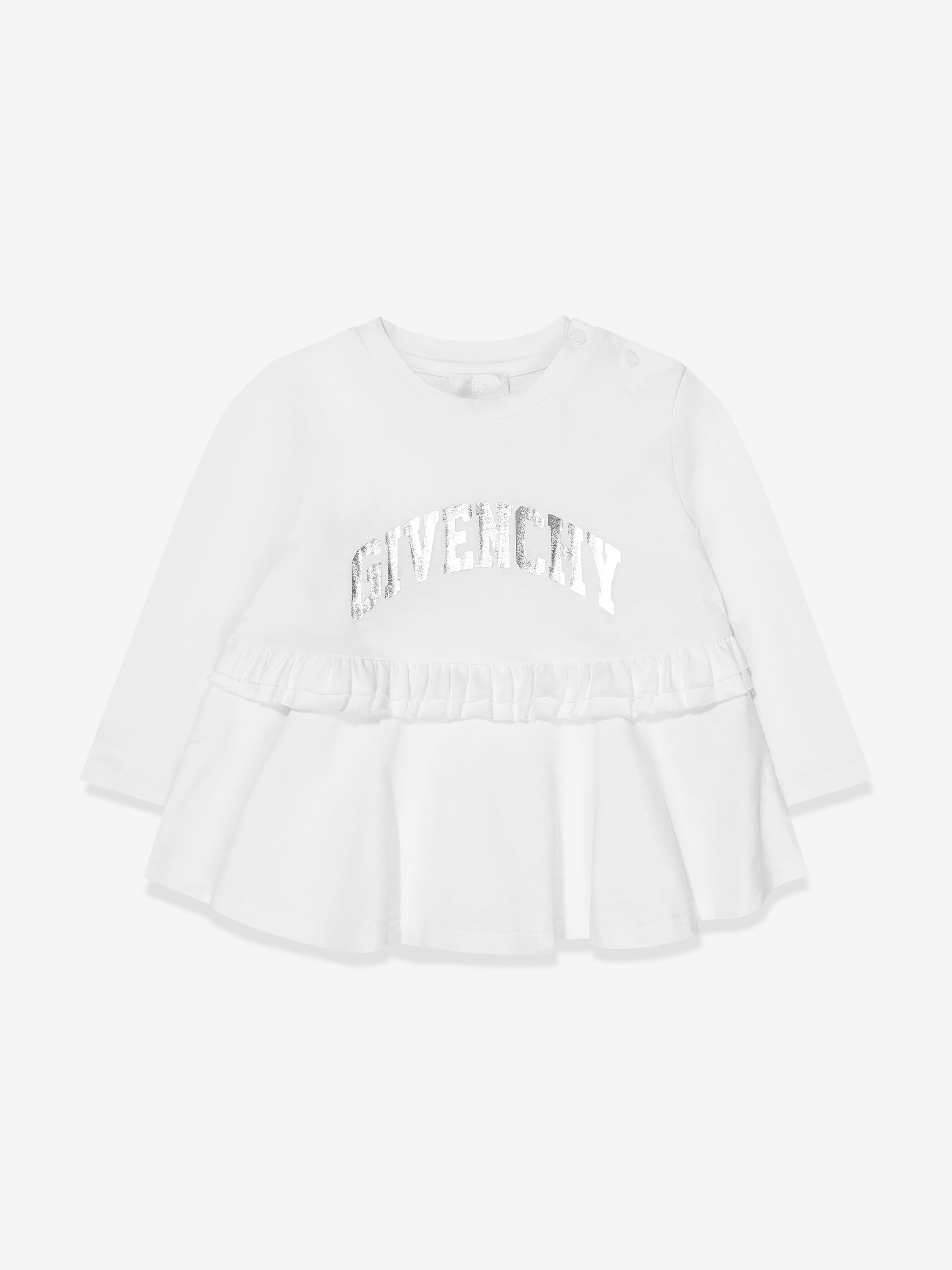 Givenchy Baby Girls Maxi T-Shirt in White