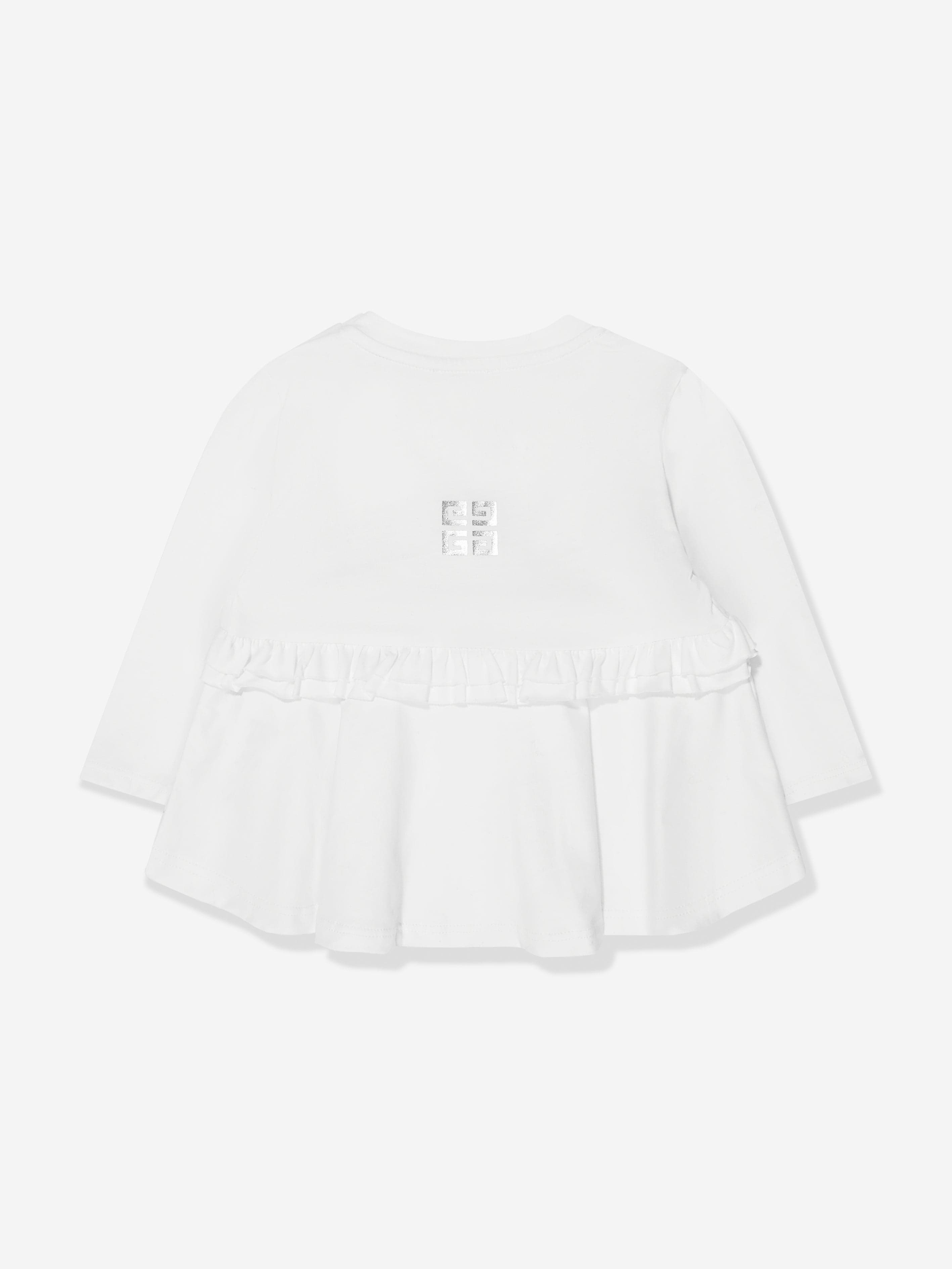 Givenchy Baby Girls Maxi T-Shirt in White