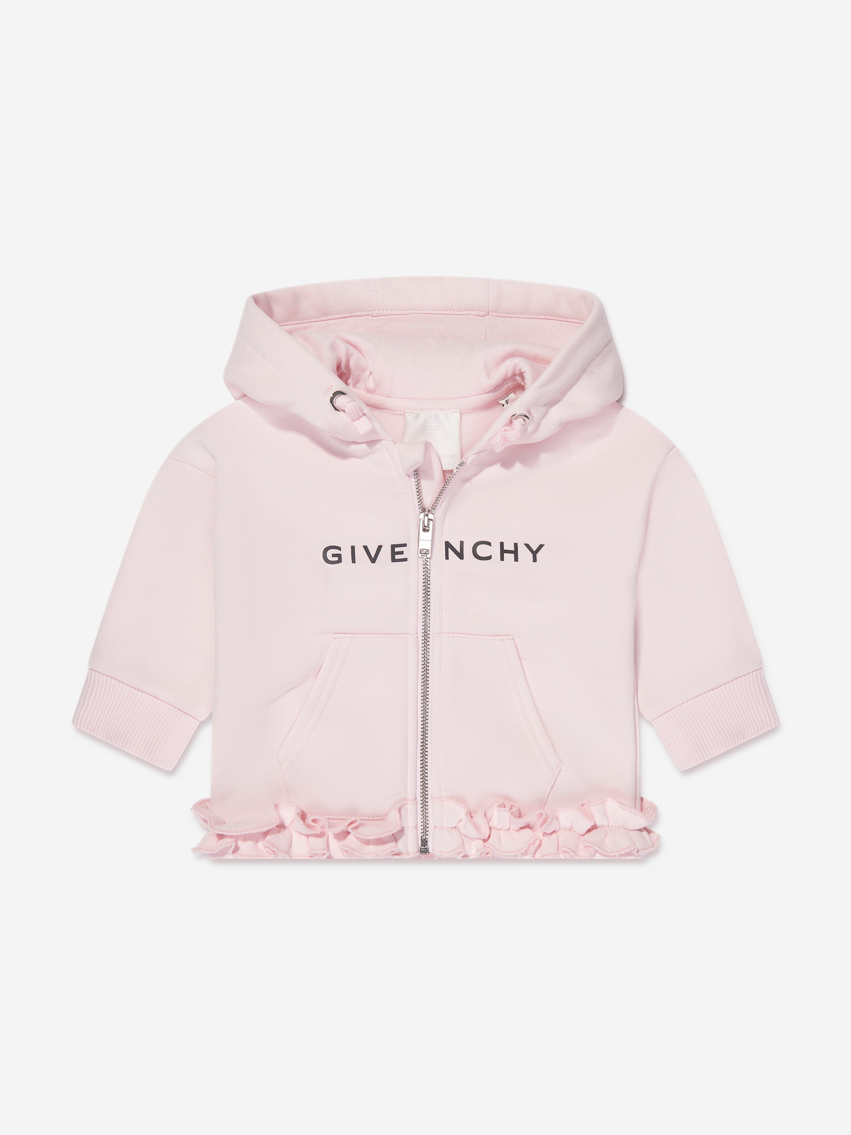 Givenchy Baby Girls Zip Up Top in Pink