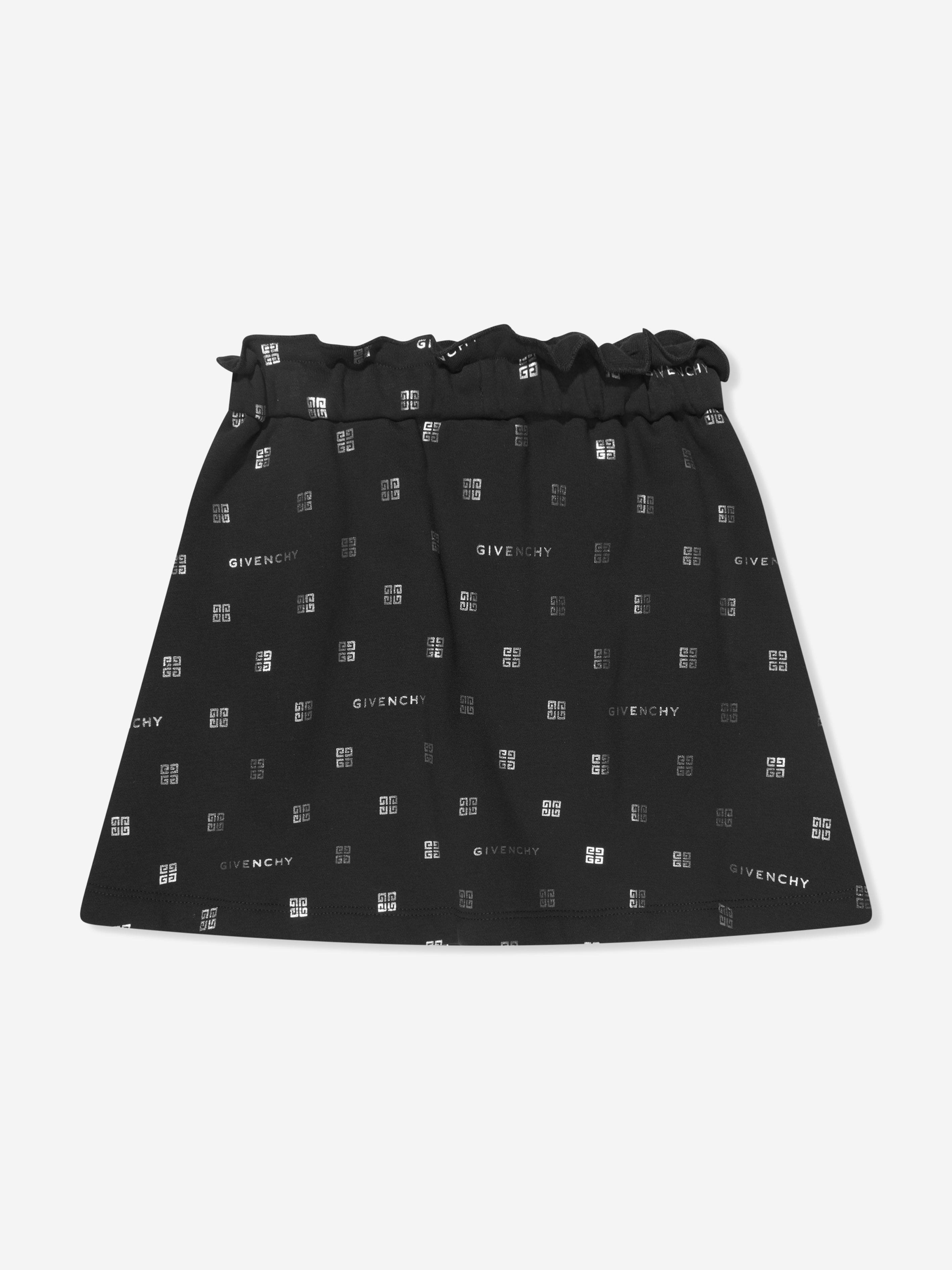 Givenchy Girls 4G Logo Skirt in Black