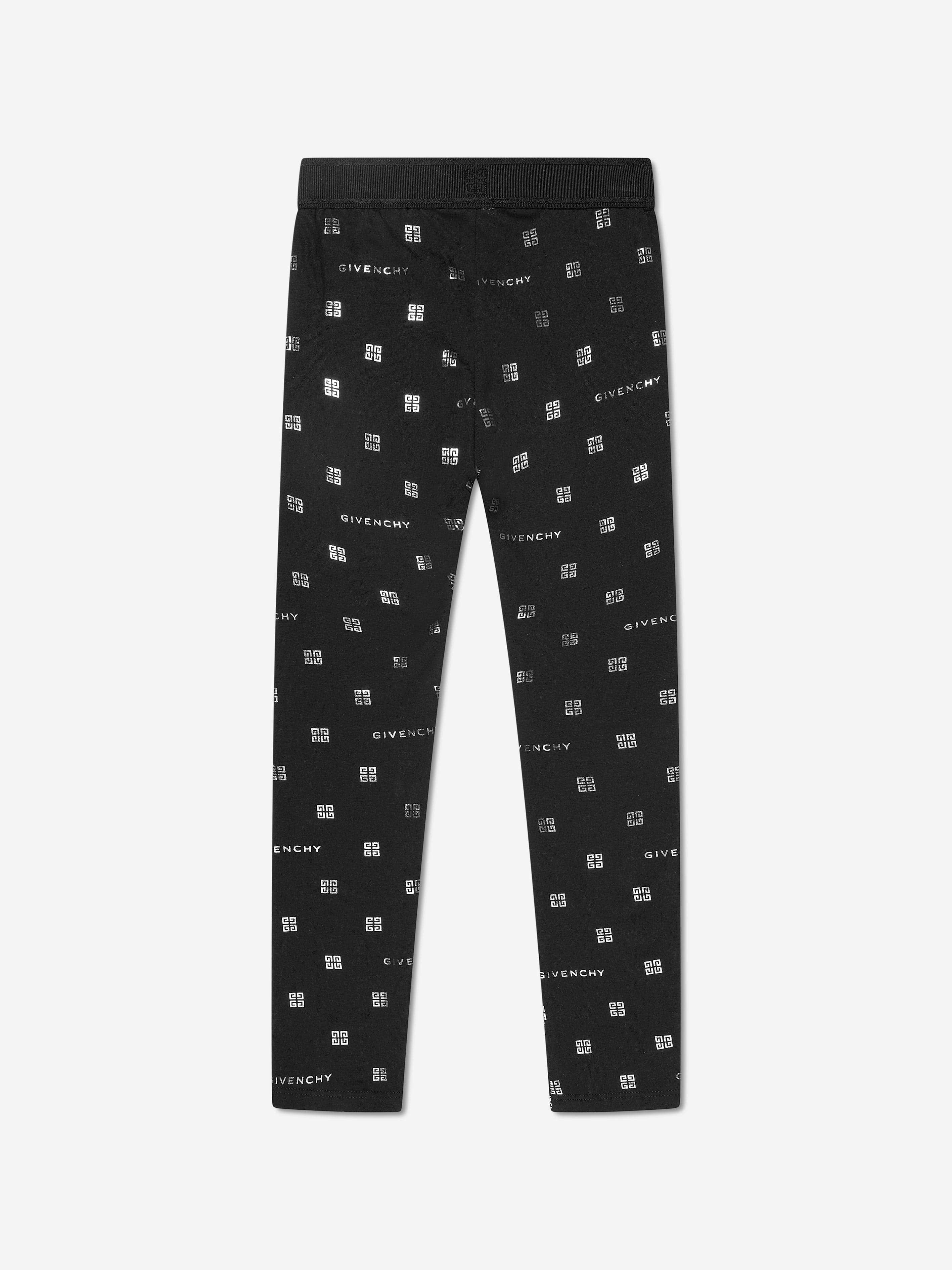 Givenchy Girls 4G Logo Leggings in Black