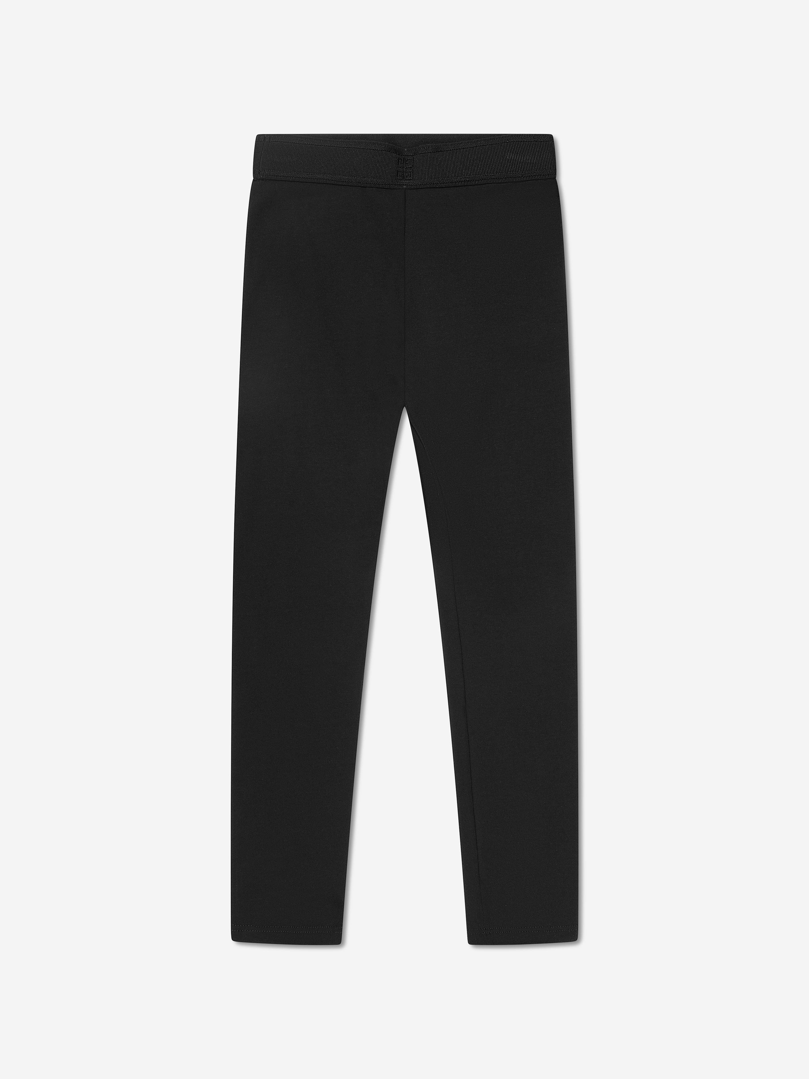 Givenchy Girls Logo Leggings in Black