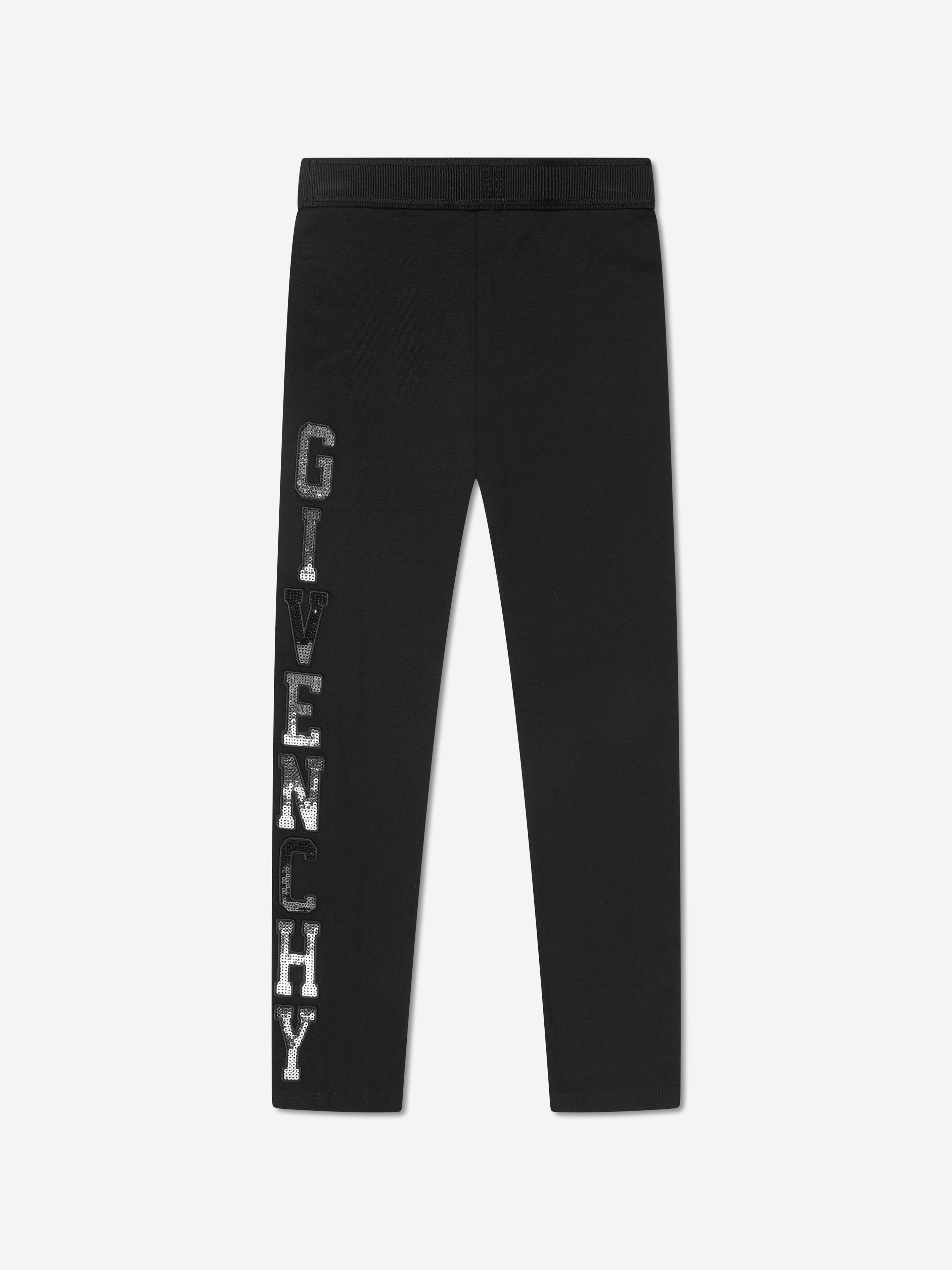 Givenchy Girls Logo Leggings in Black