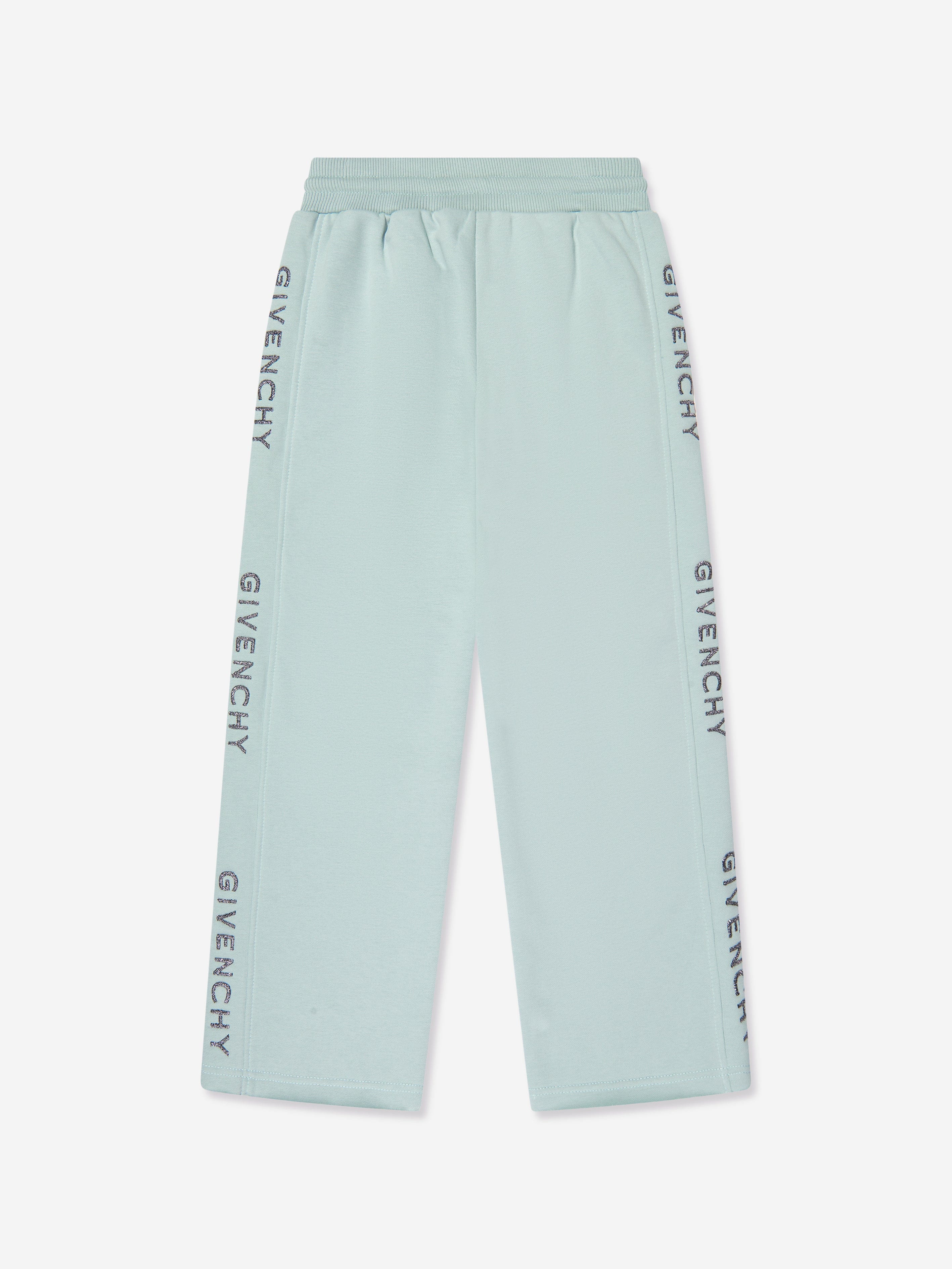 Givenchy Girls Wide Leg Joggers in Blue