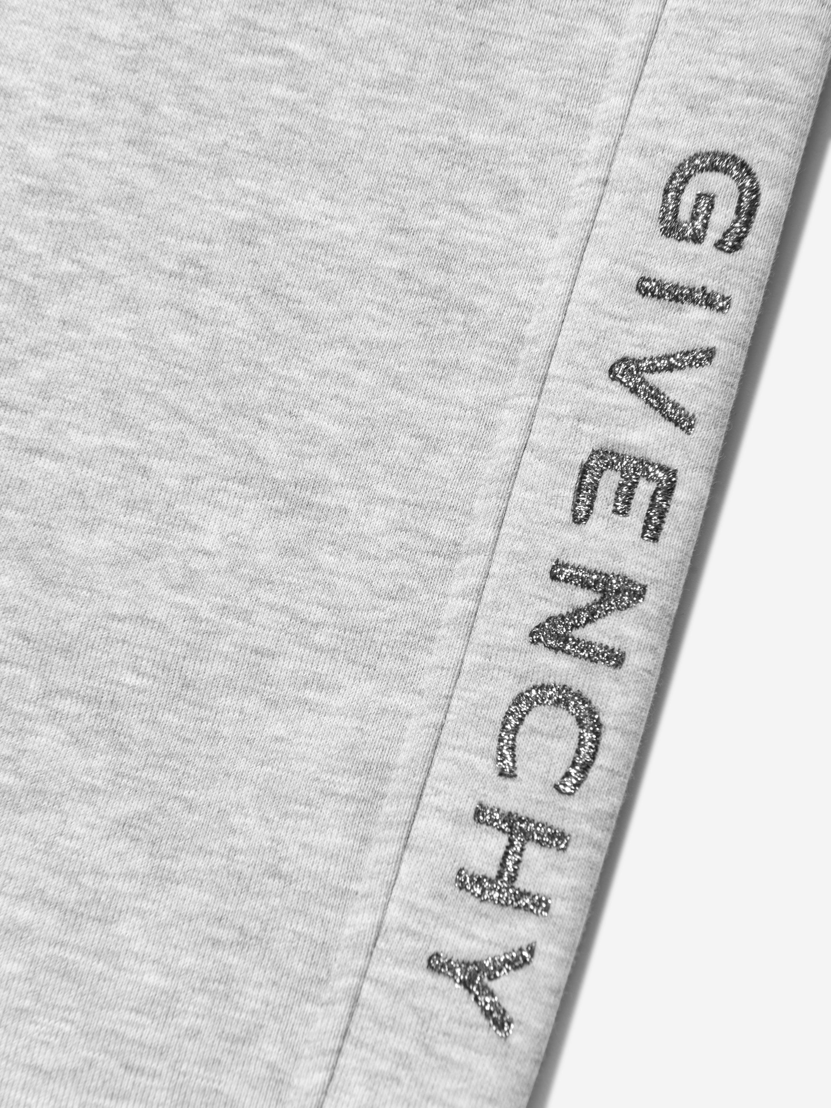 Givenchy Girls Wide Leg Joggers in Grey