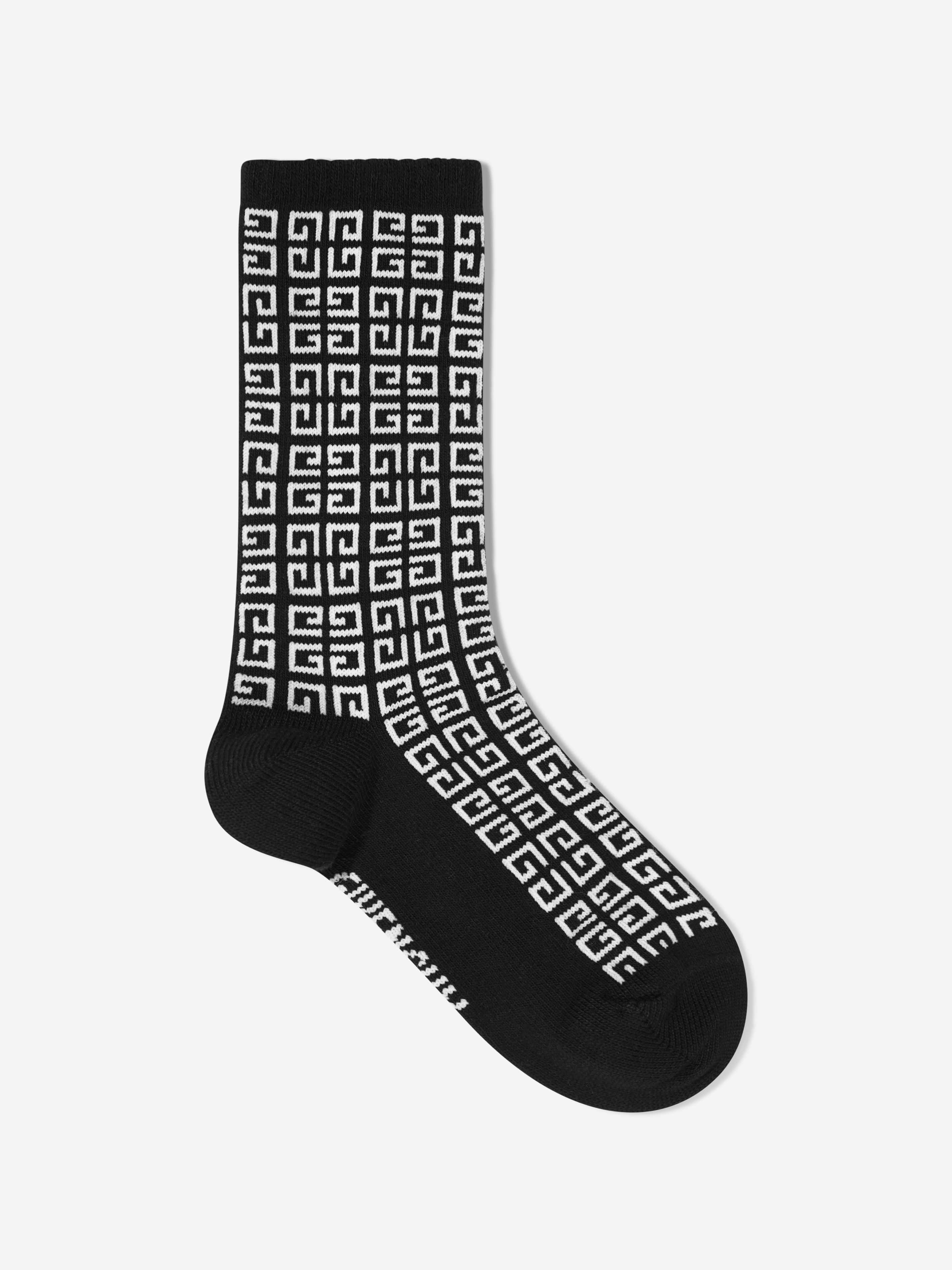 Givenchy Boys 4G Logo Socks in Black