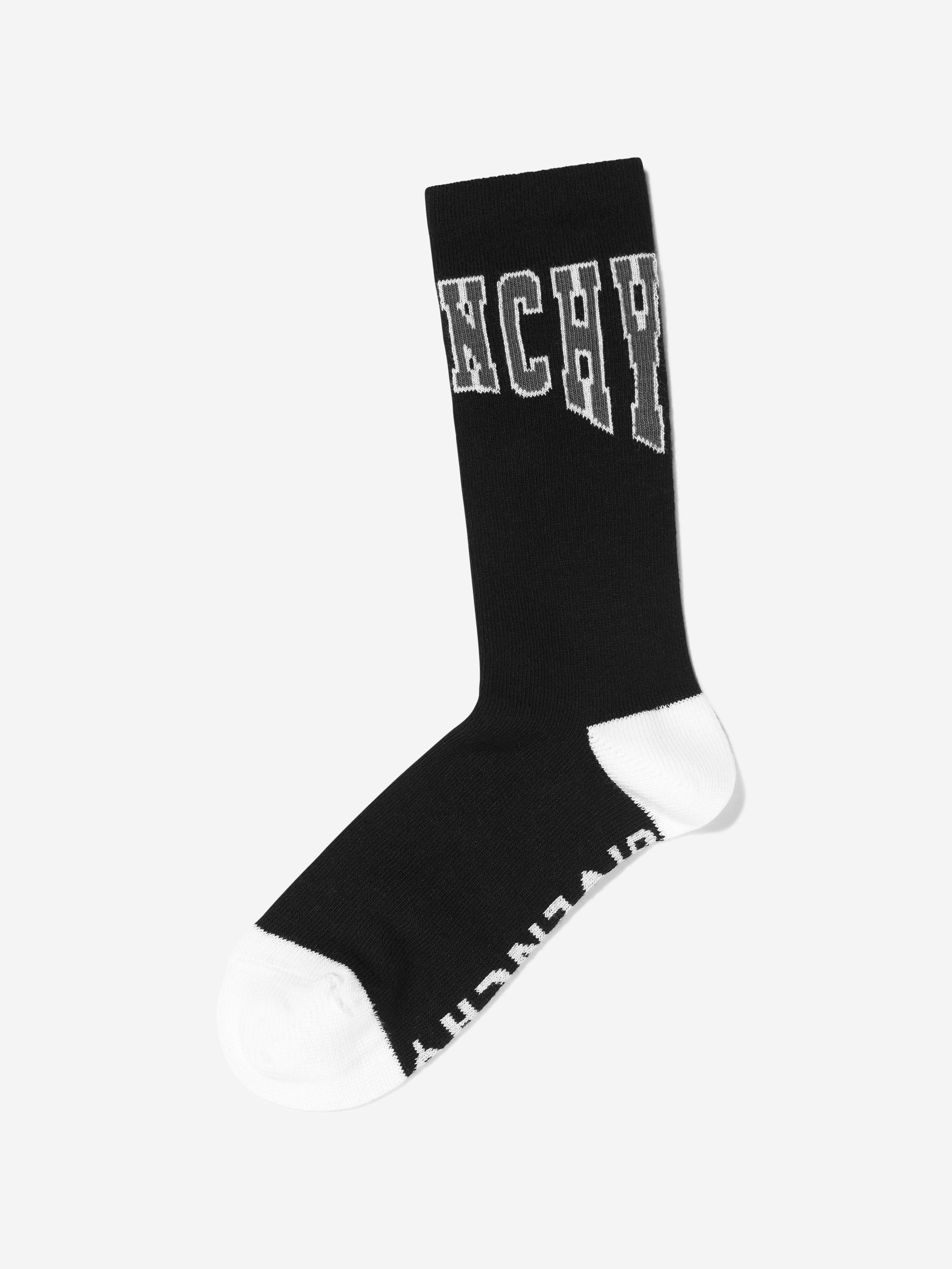 Givenchy Boys Logo Socks in Black