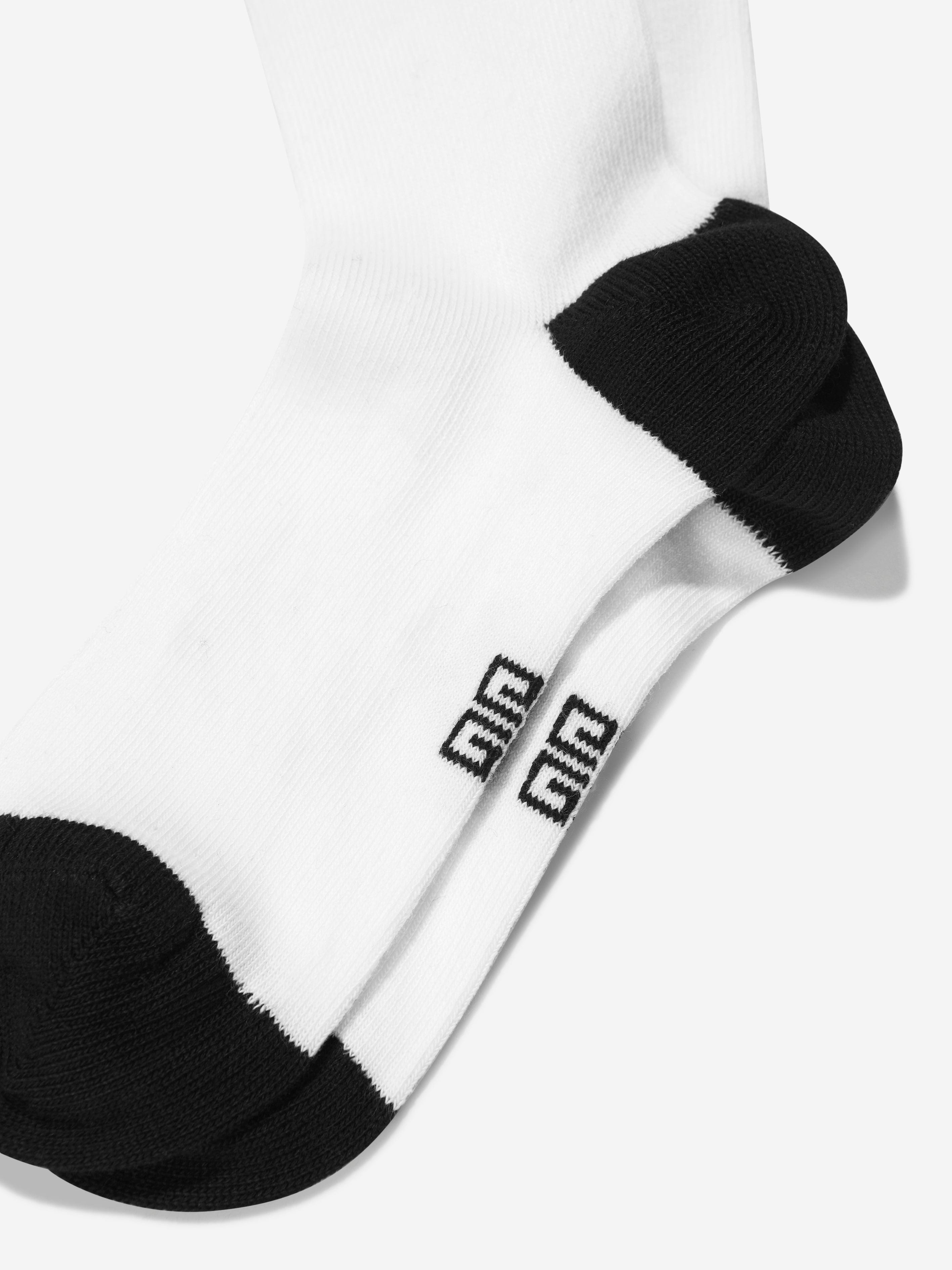 Givenchy Boys Logo Socks in White