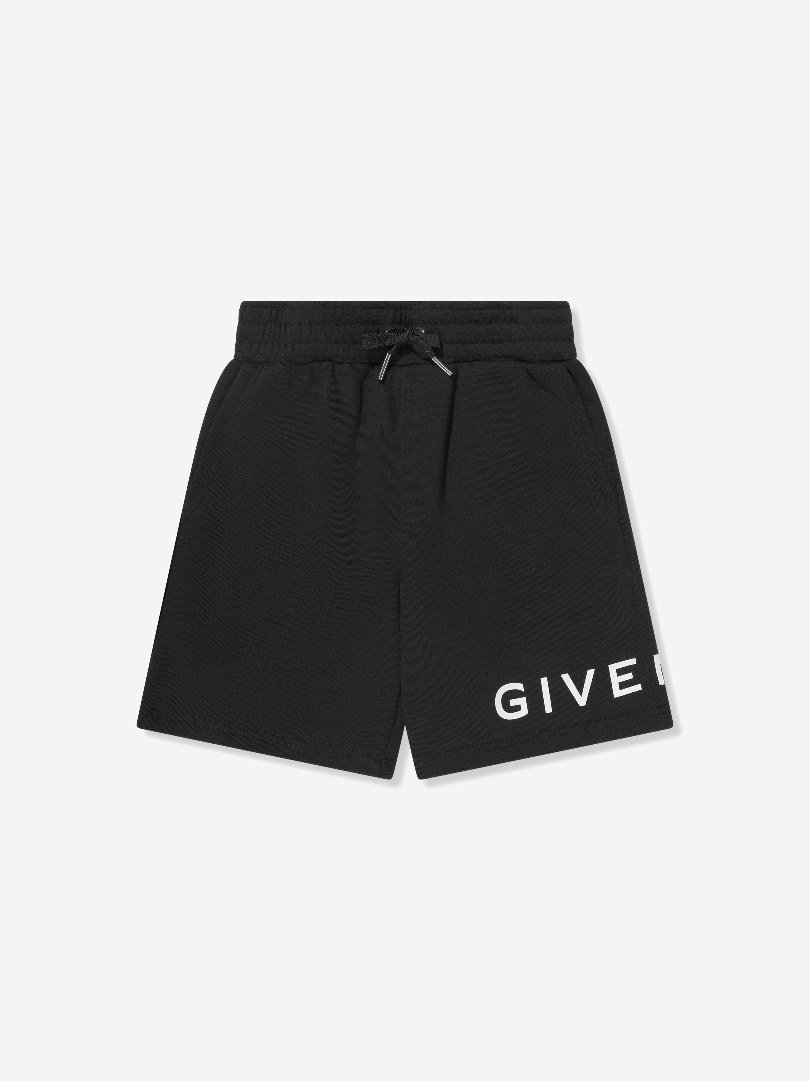 Givenchy Boys Logo Bermuda Shorts in Black