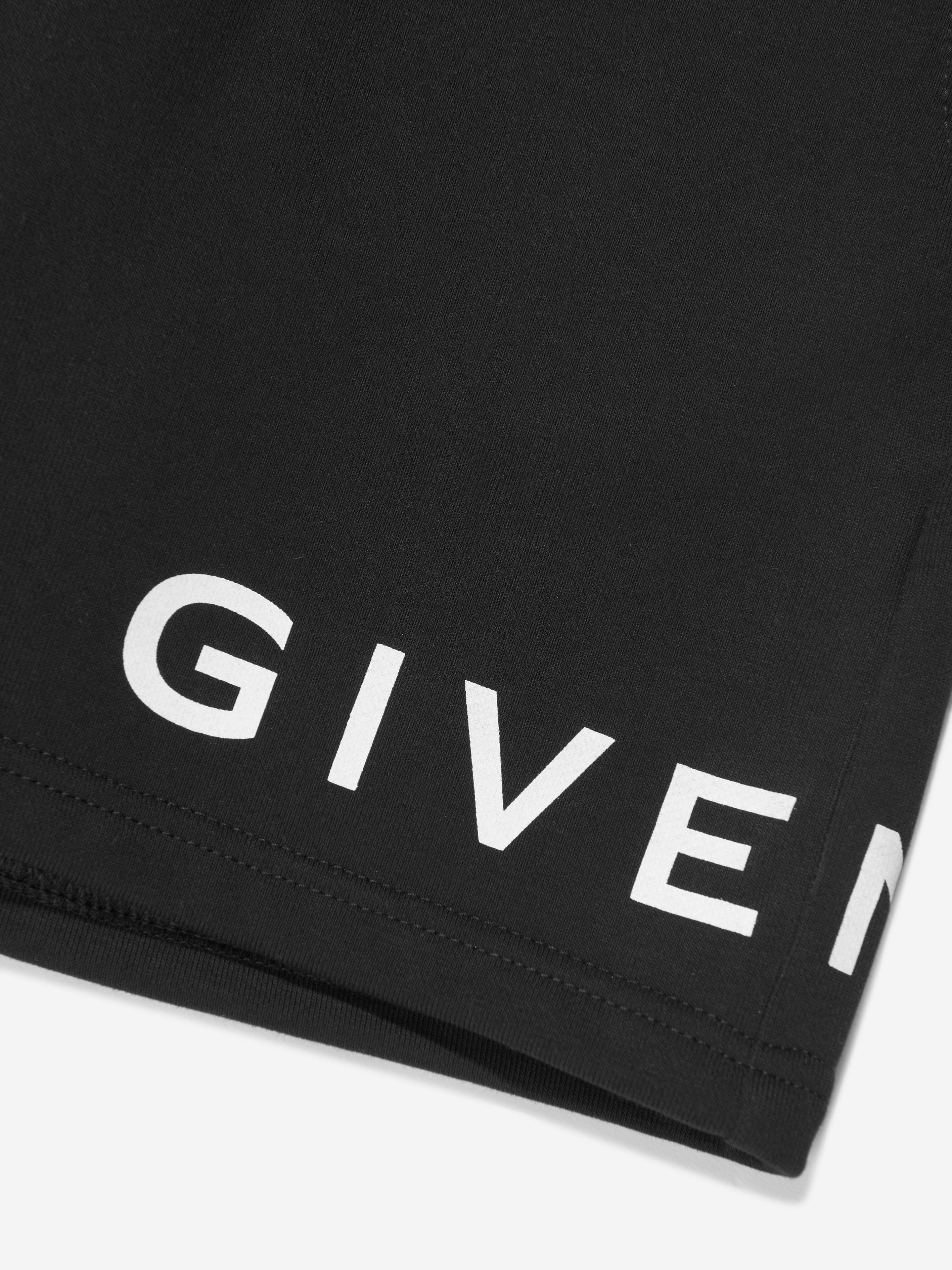 Givenchy Boys Logo Bermuda Shorts in Black