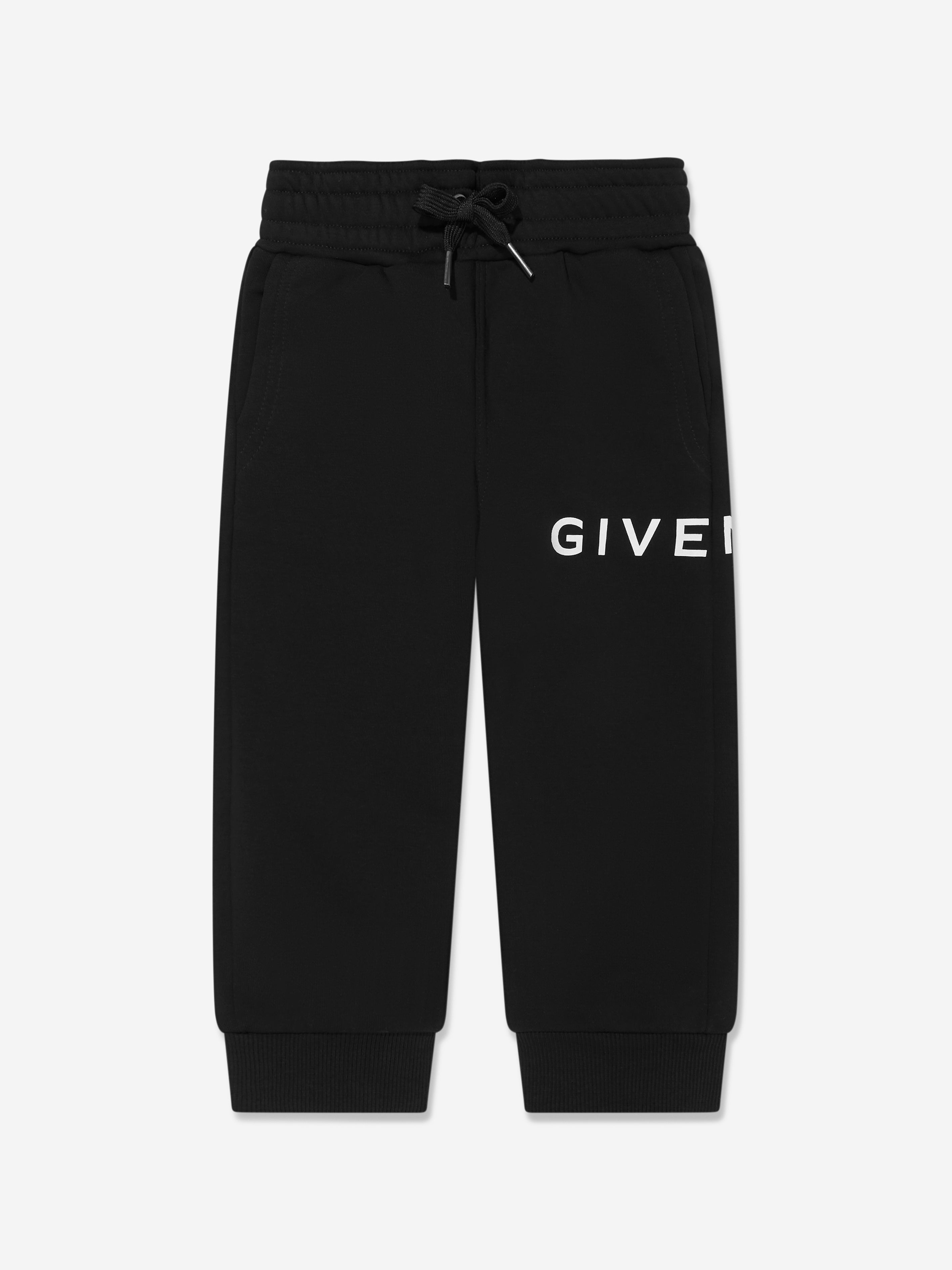 Givenchy Boys Logo Print Joggers in Black