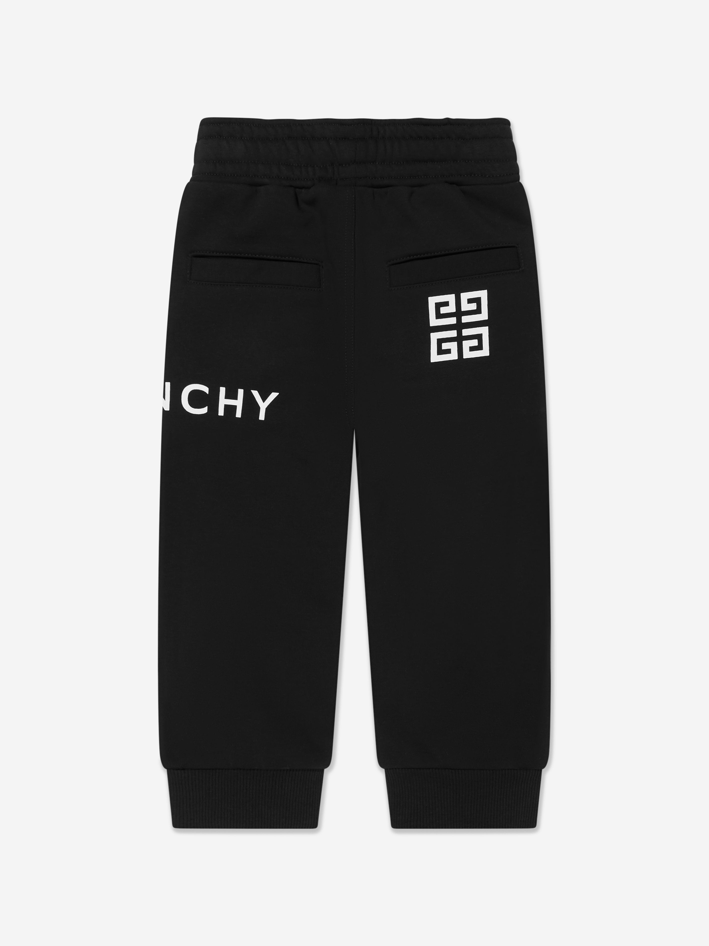 Givenchy Boys Logo Print Joggers in Black