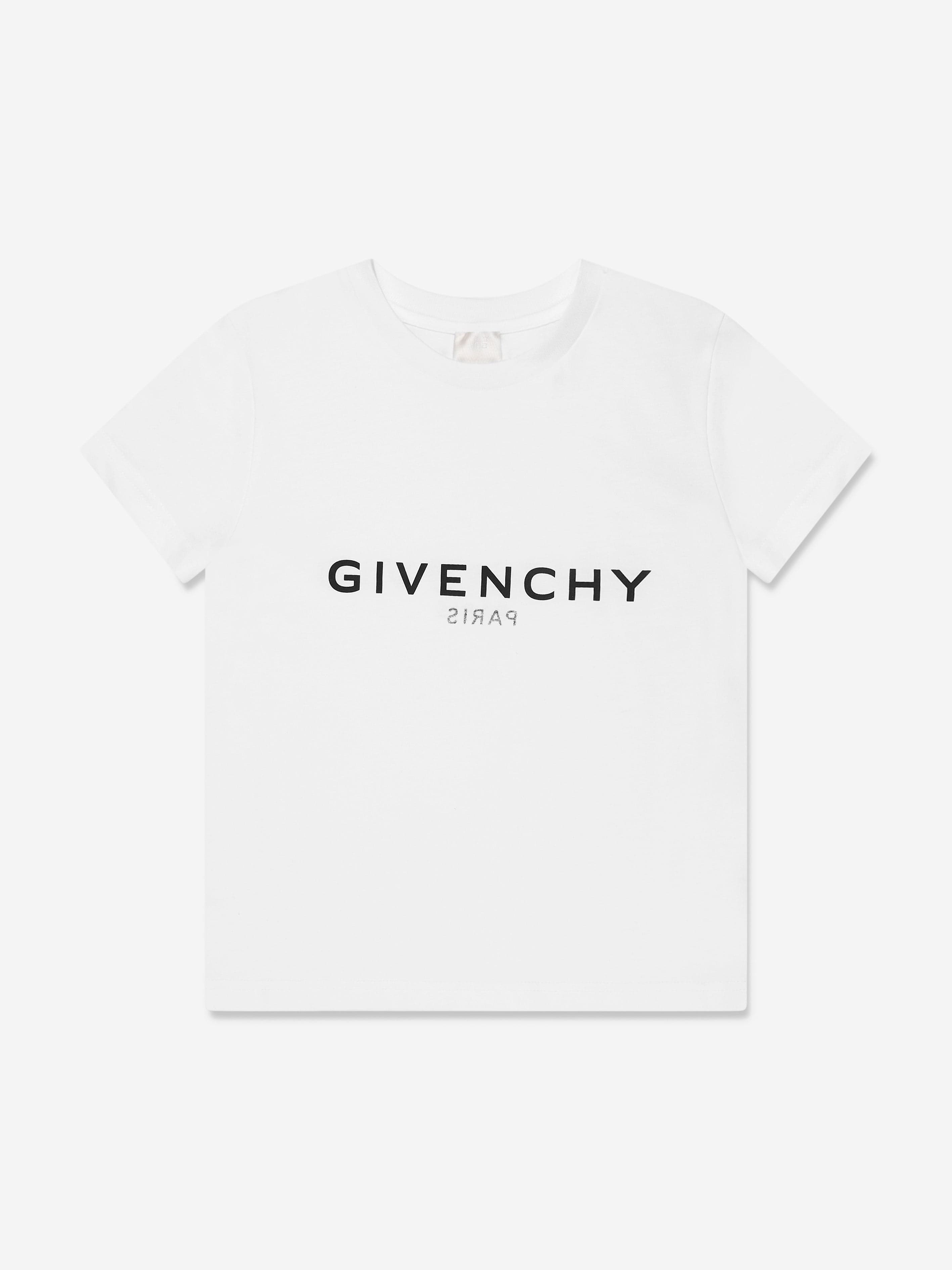 Givenchy Boys Logo T-Shirt in White