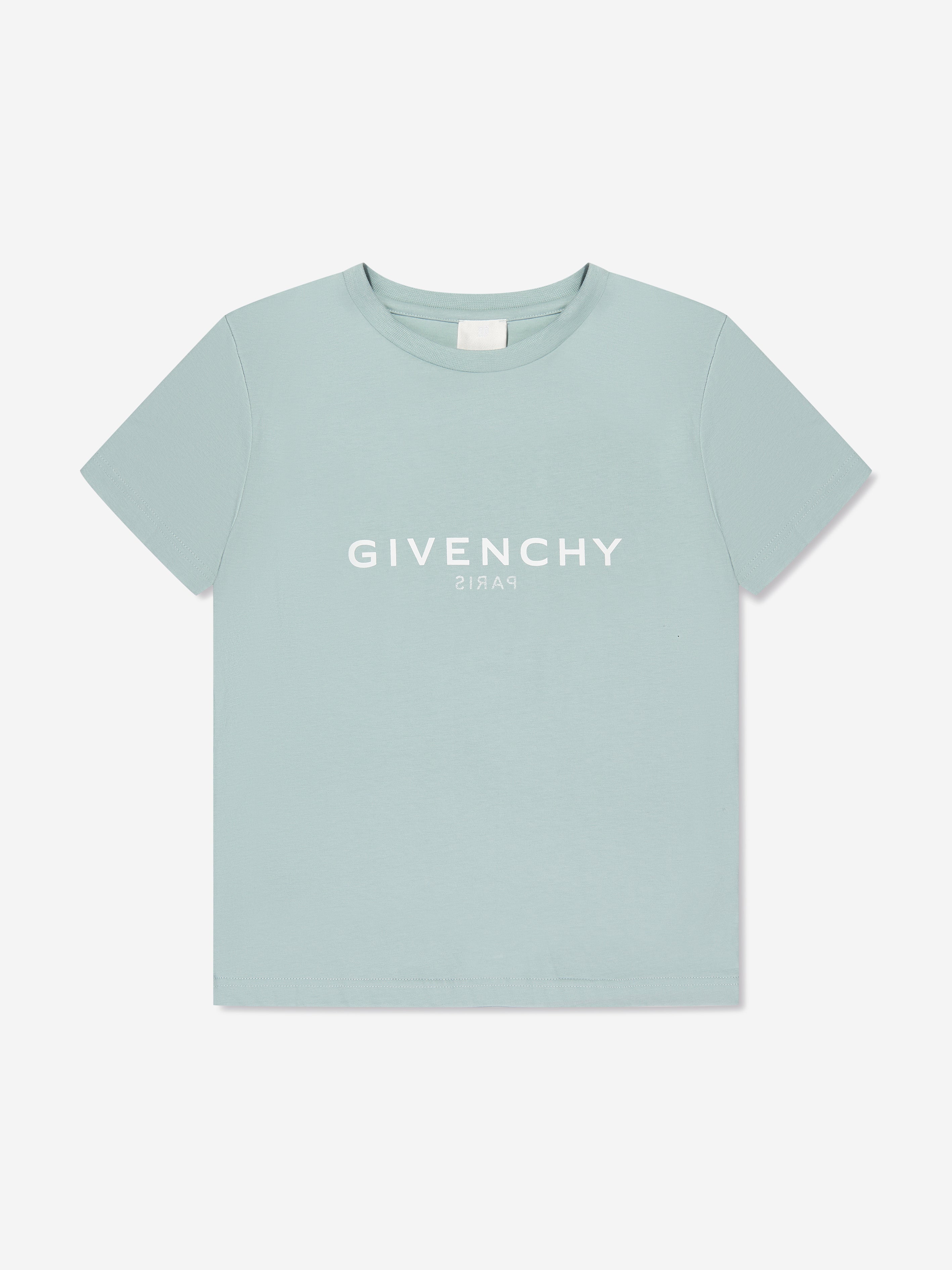 Givenchy Boys Logo T-Shirt in Blue