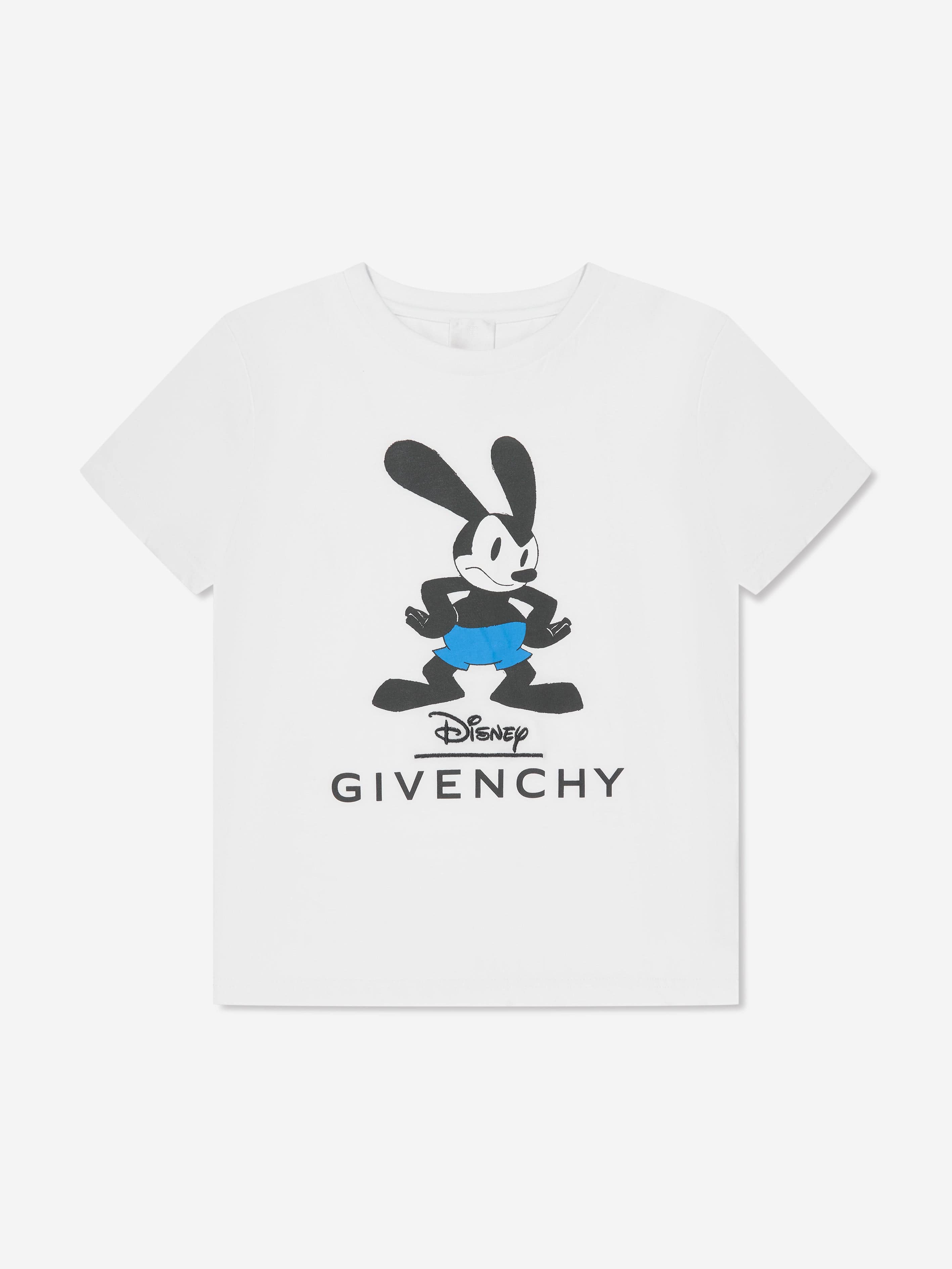 Givenchy Boys Oswald The Lucky Rabbit T-Shirt in White