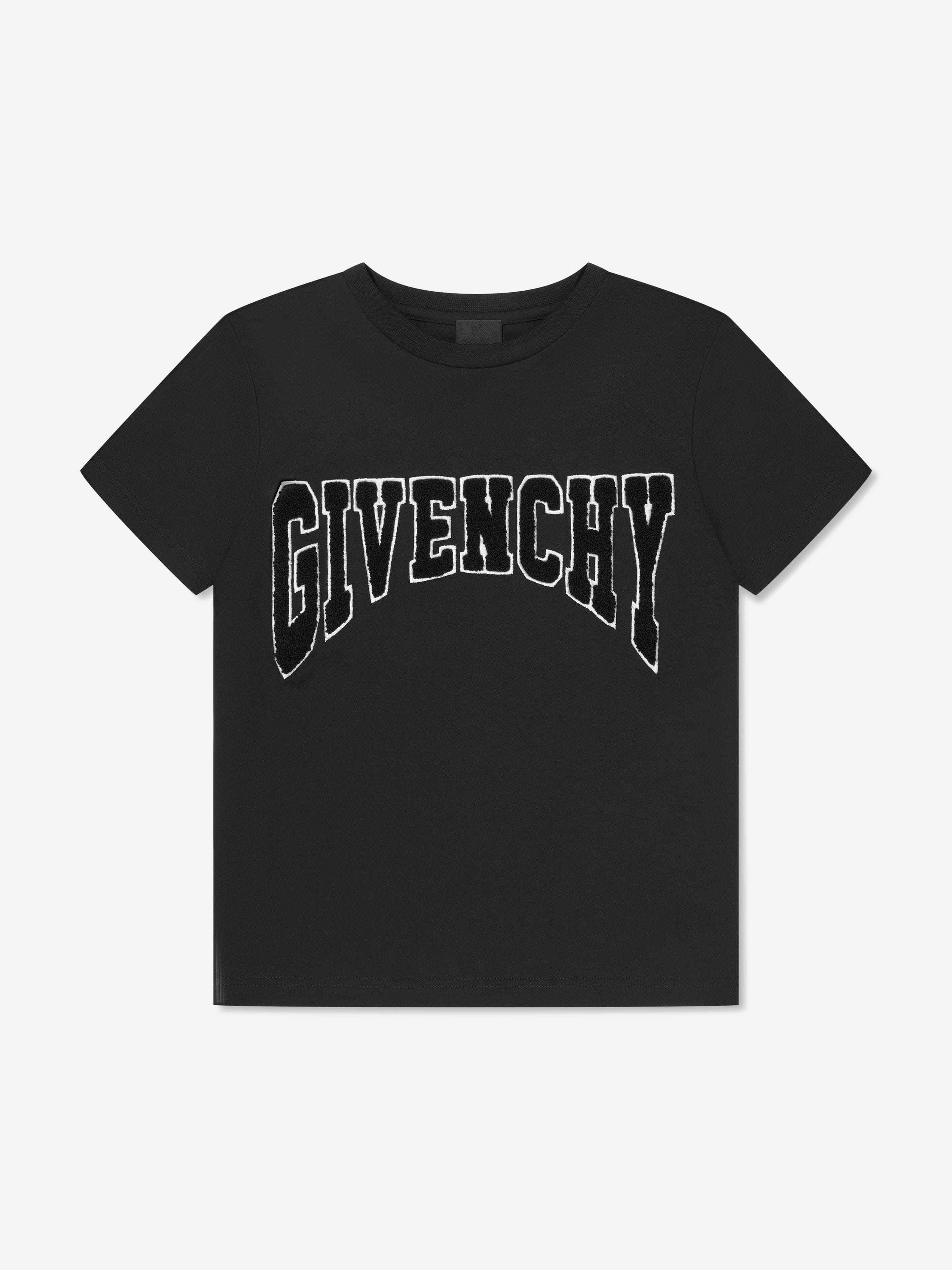 Givenchy Boys Logo T-Shirt in Black