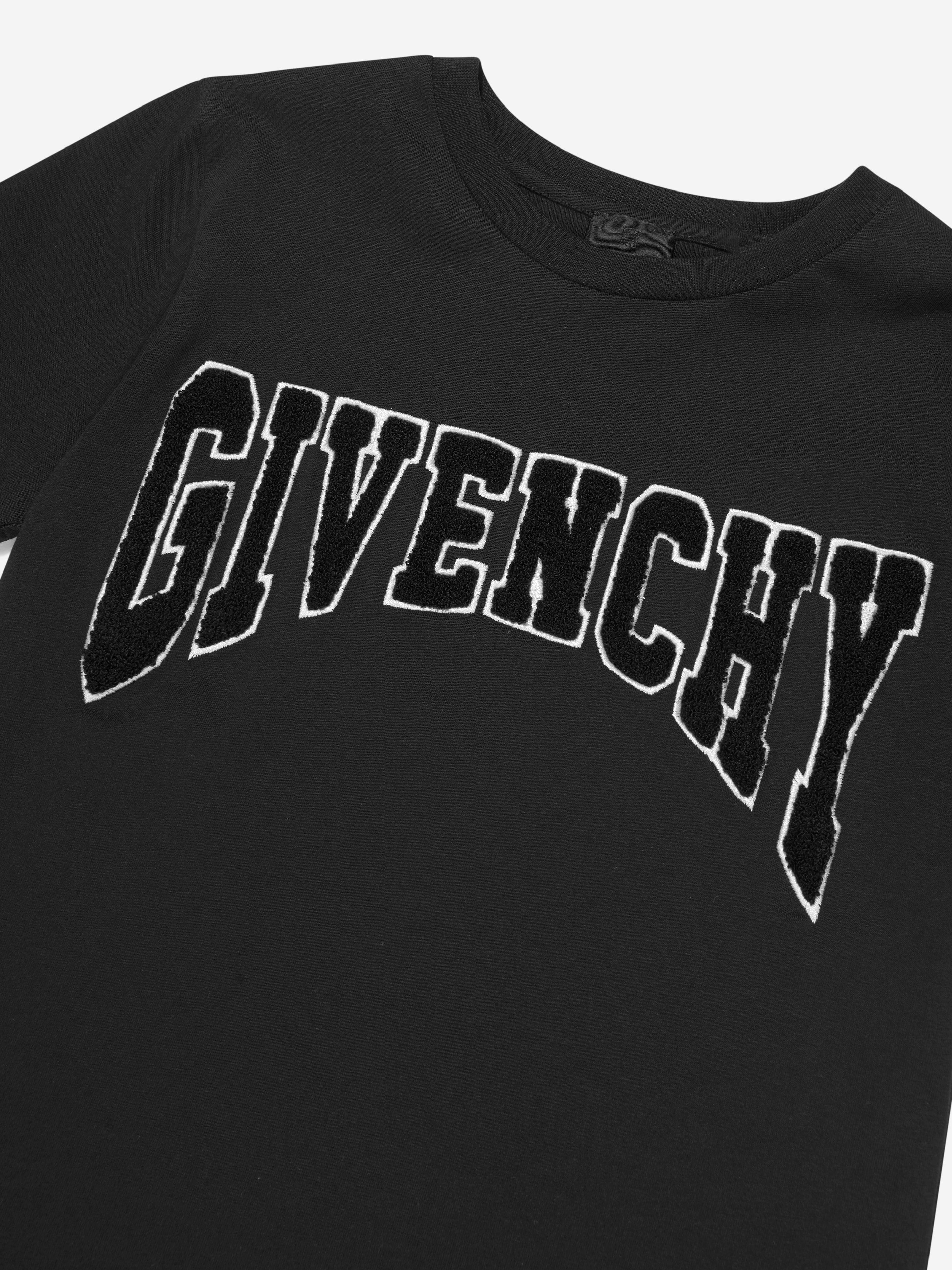 Givenchy Boys Logo T-Shirt in Black