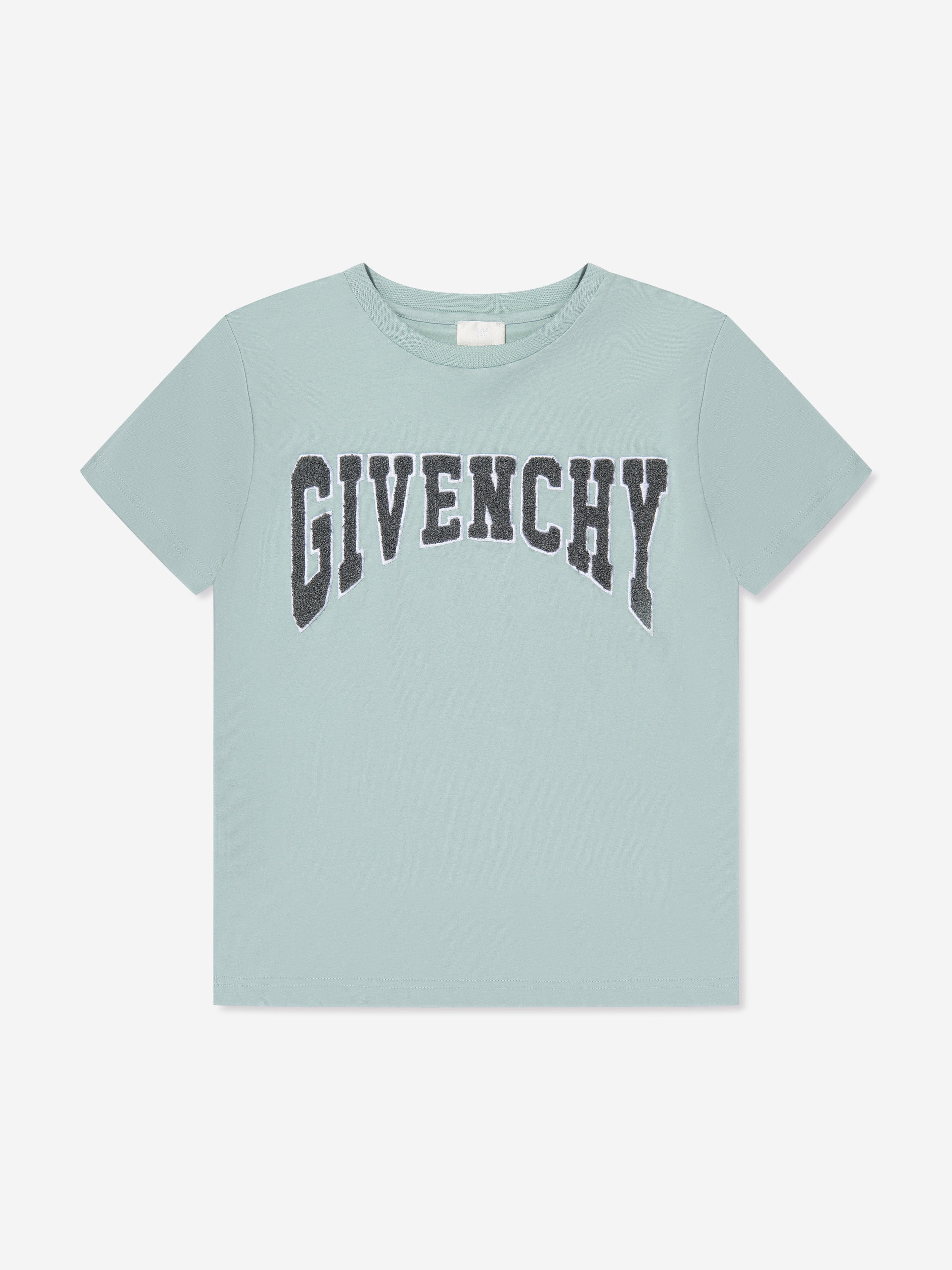 Givenchy Boys Logo T-Shirt in Blue