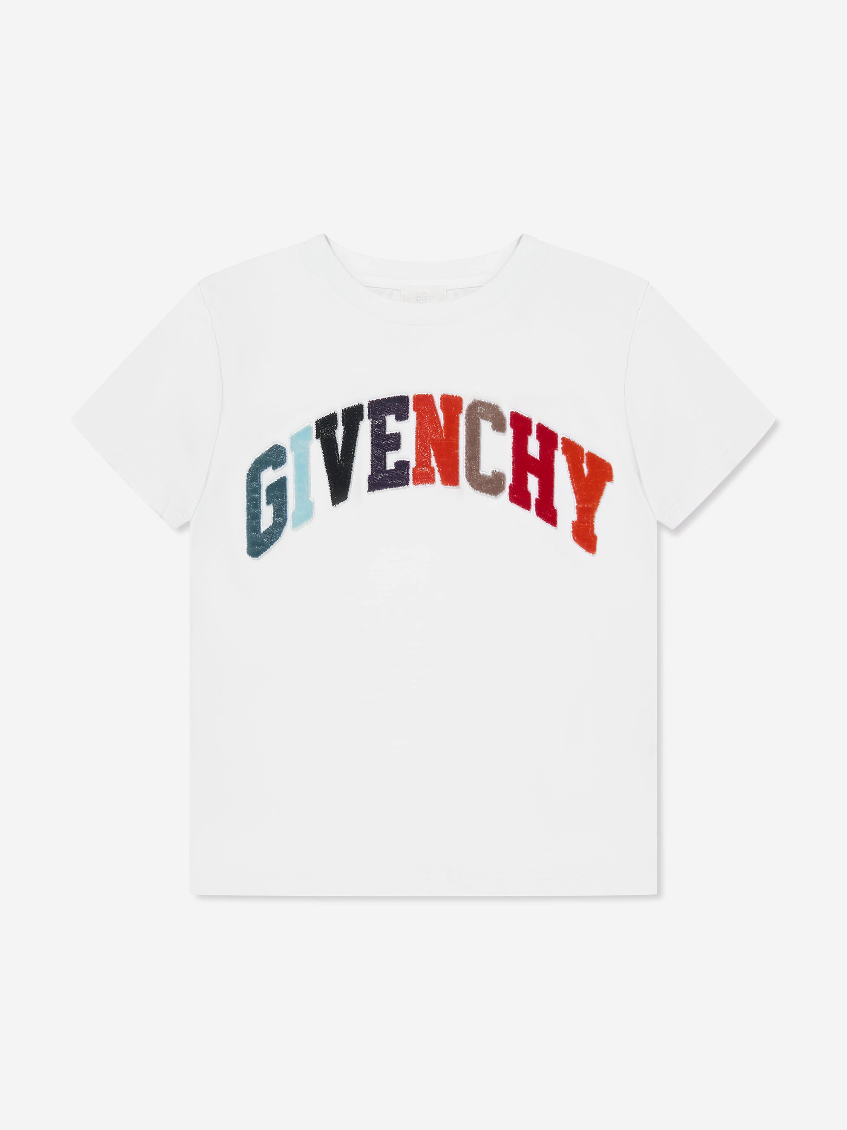 Givenchy Boys Logo T-Shirt in White