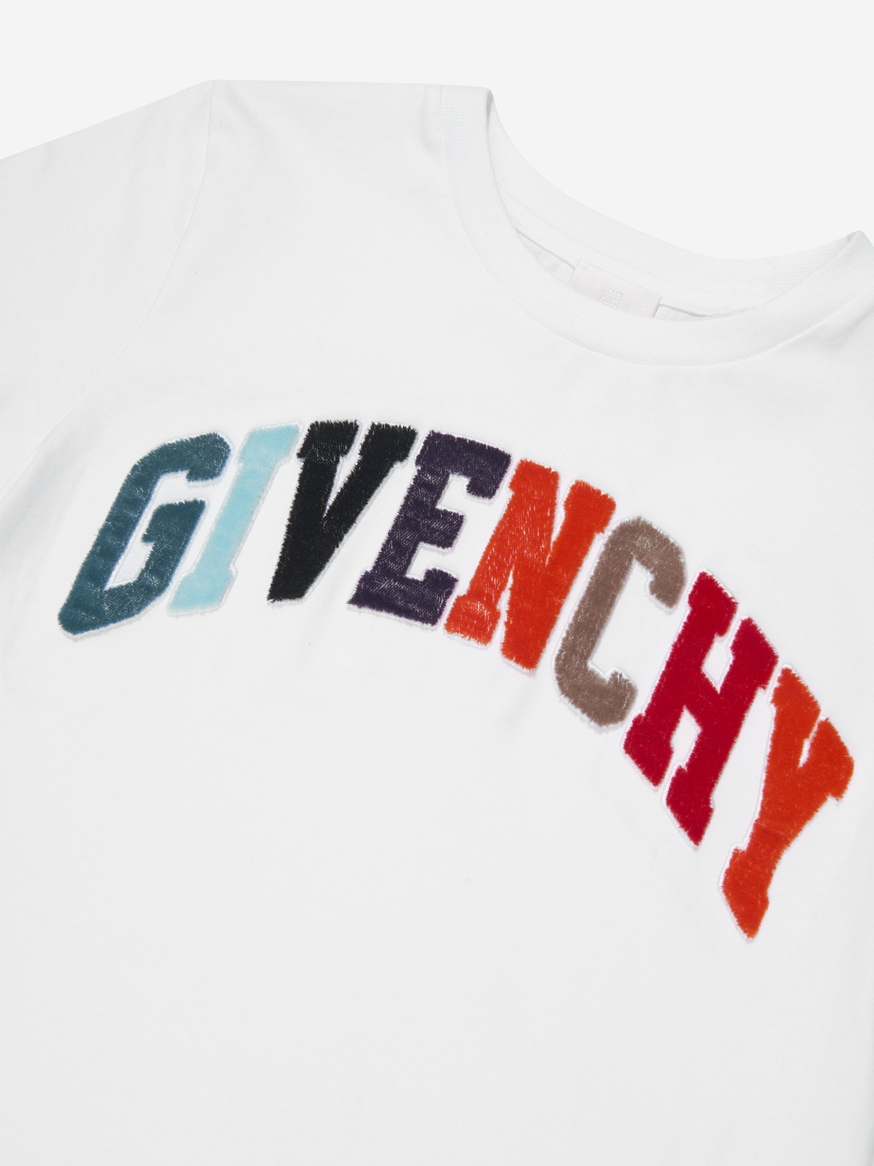 Givenchy Boys Logo T-Shirt in White