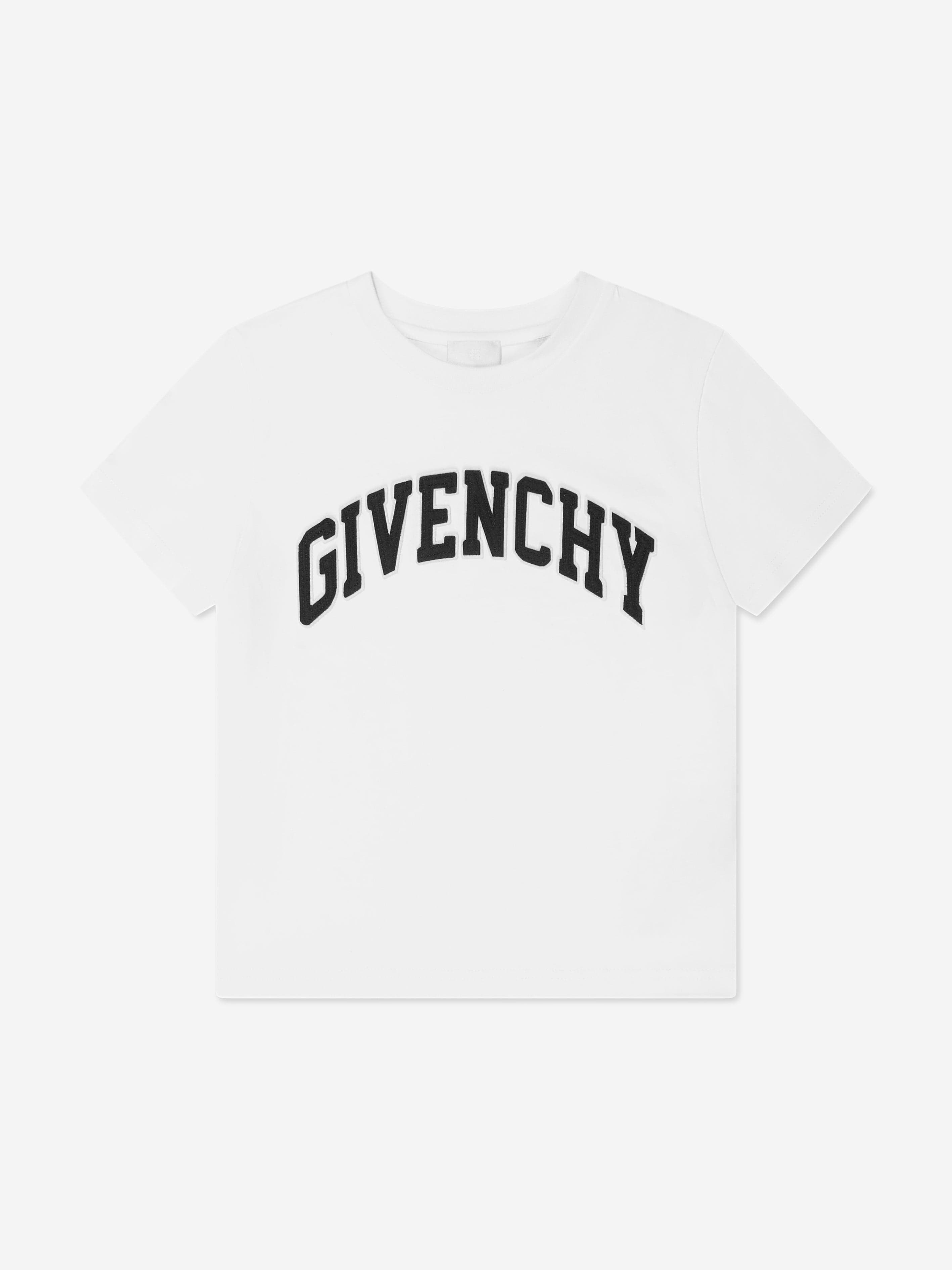 Givenchy Boys Logo T-Shirt in White