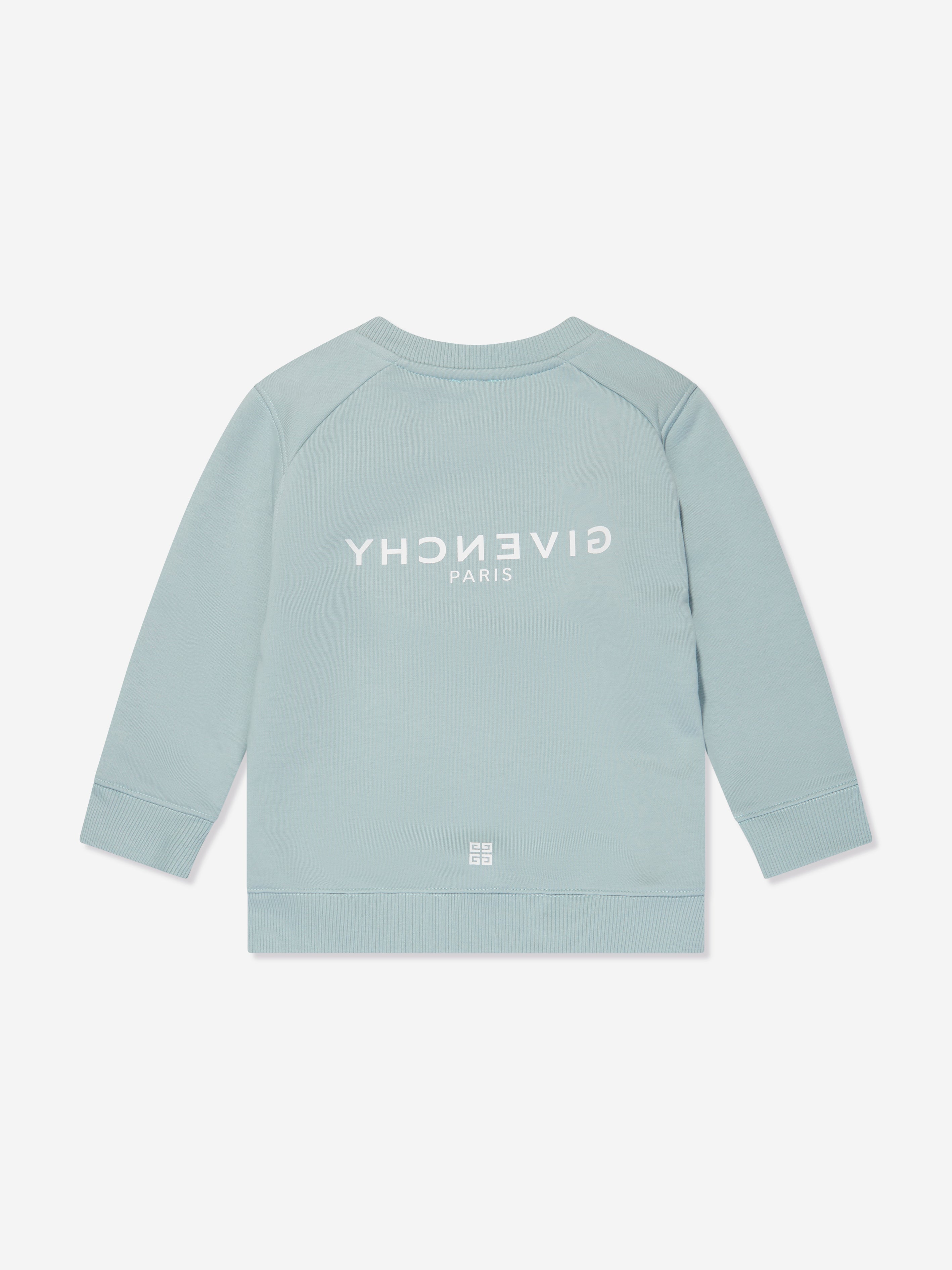 Givenchy Boys Logo Print Sweatshirt in Blue