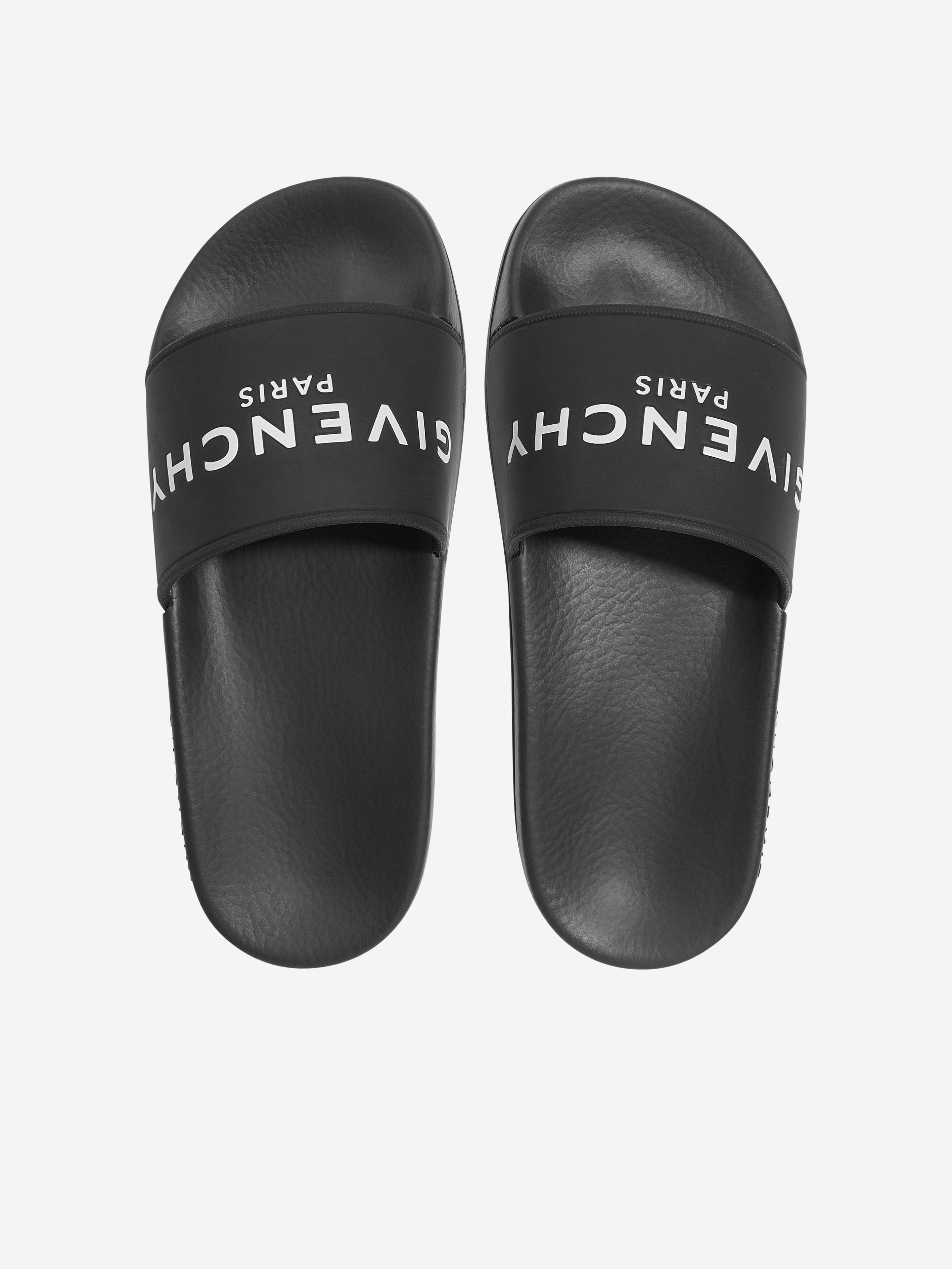 Givenchy Boys Logo Sliders in Black