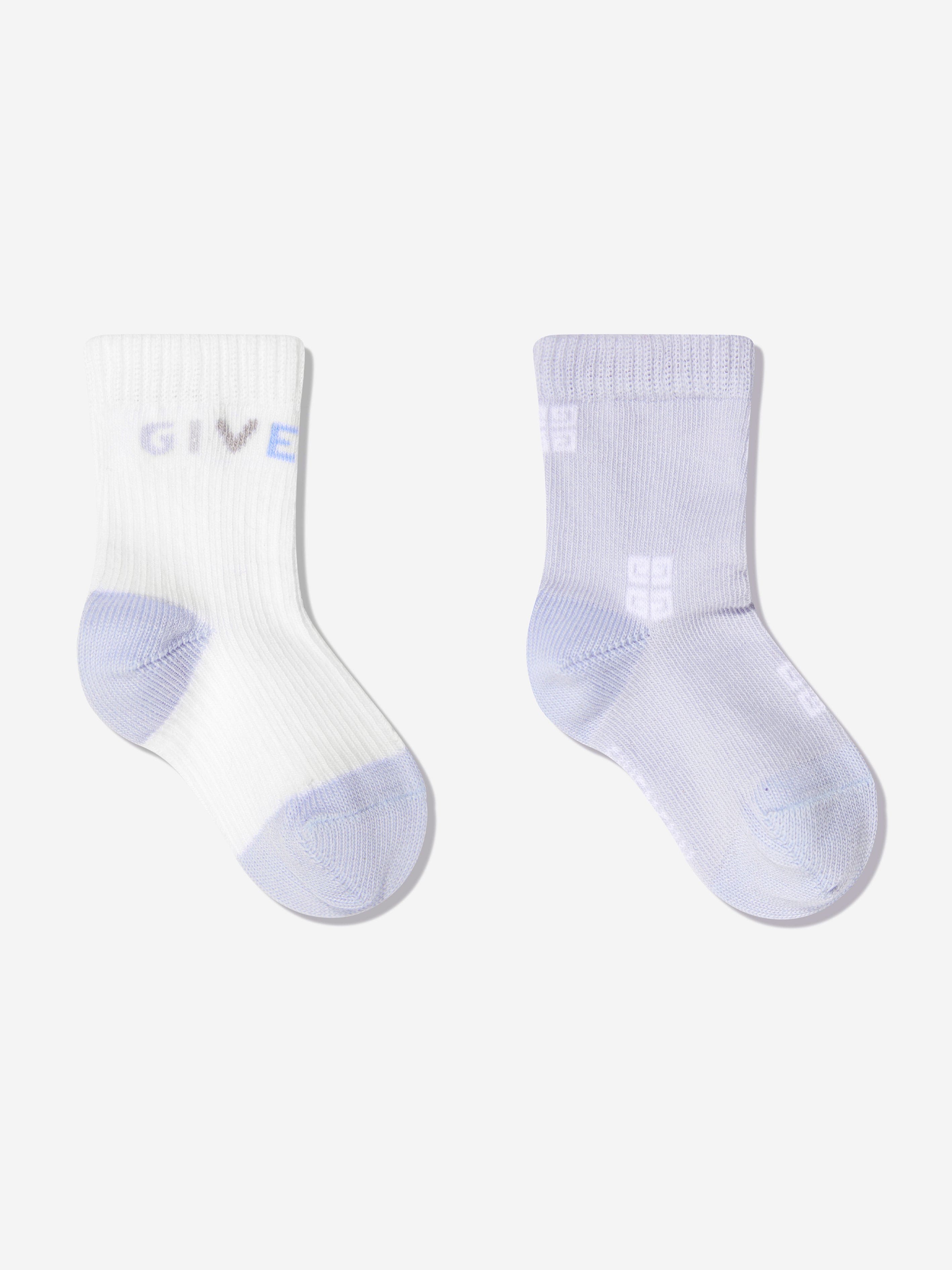 Givenchy Baby Boys 2 Pack Socks Gift Set in Blue