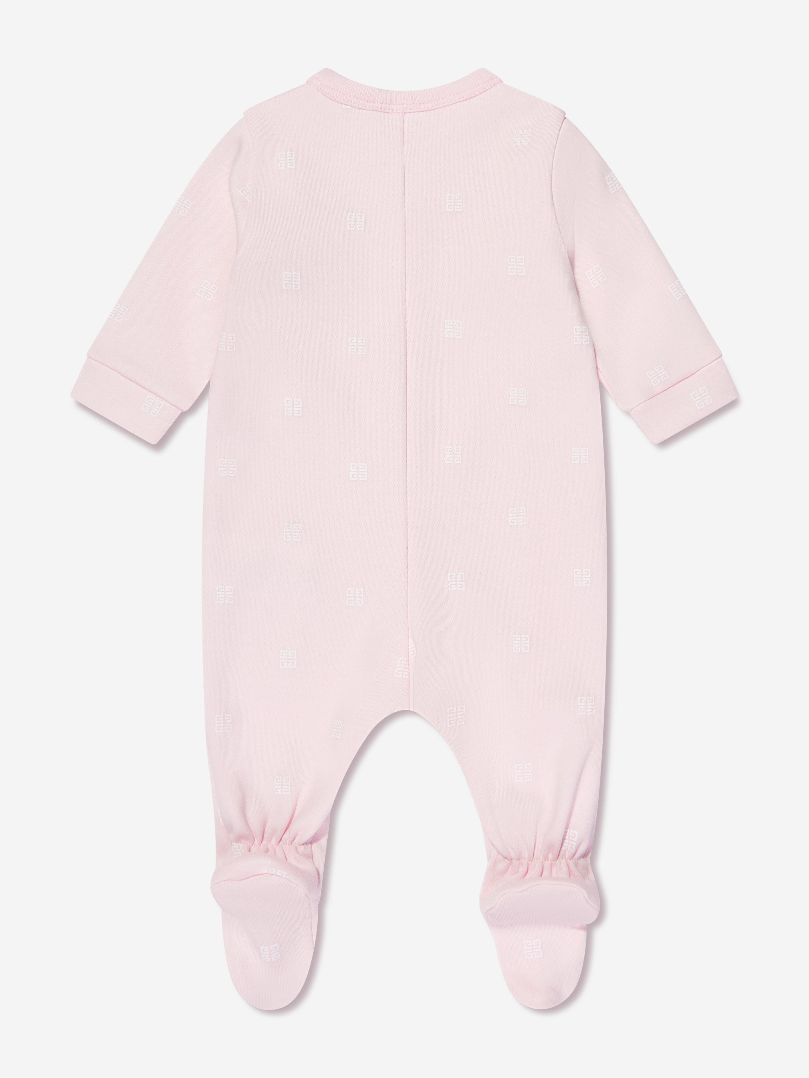 Givenchy Baby Girls 4G Logo Babygrow in Pink